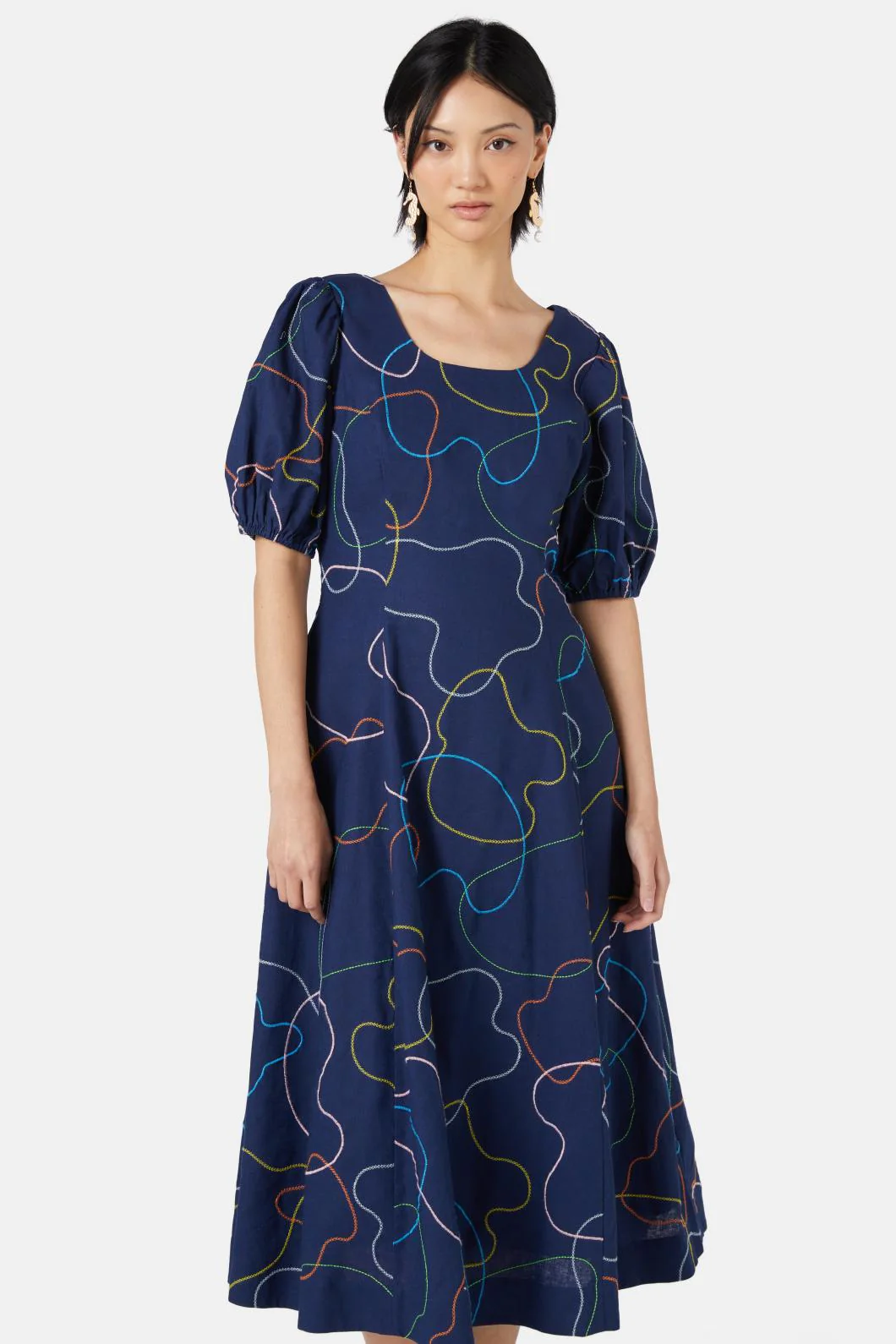 Taking A Trip Embroidered Dress