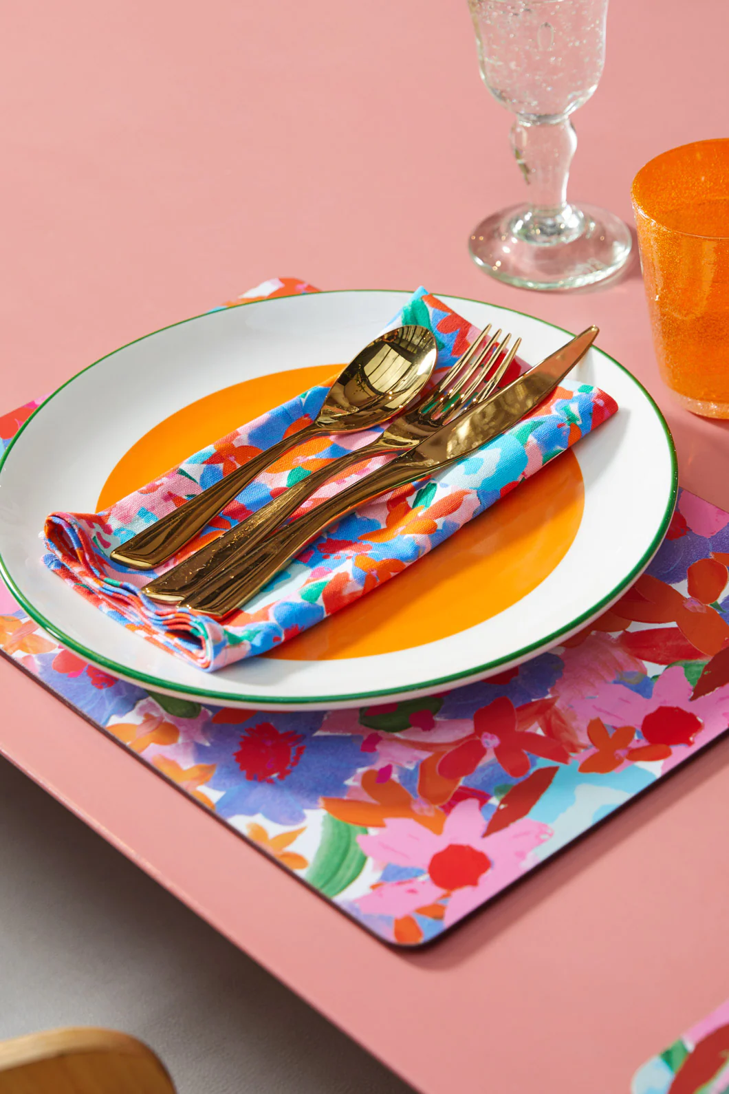 Painted Blossom Napkin Set
