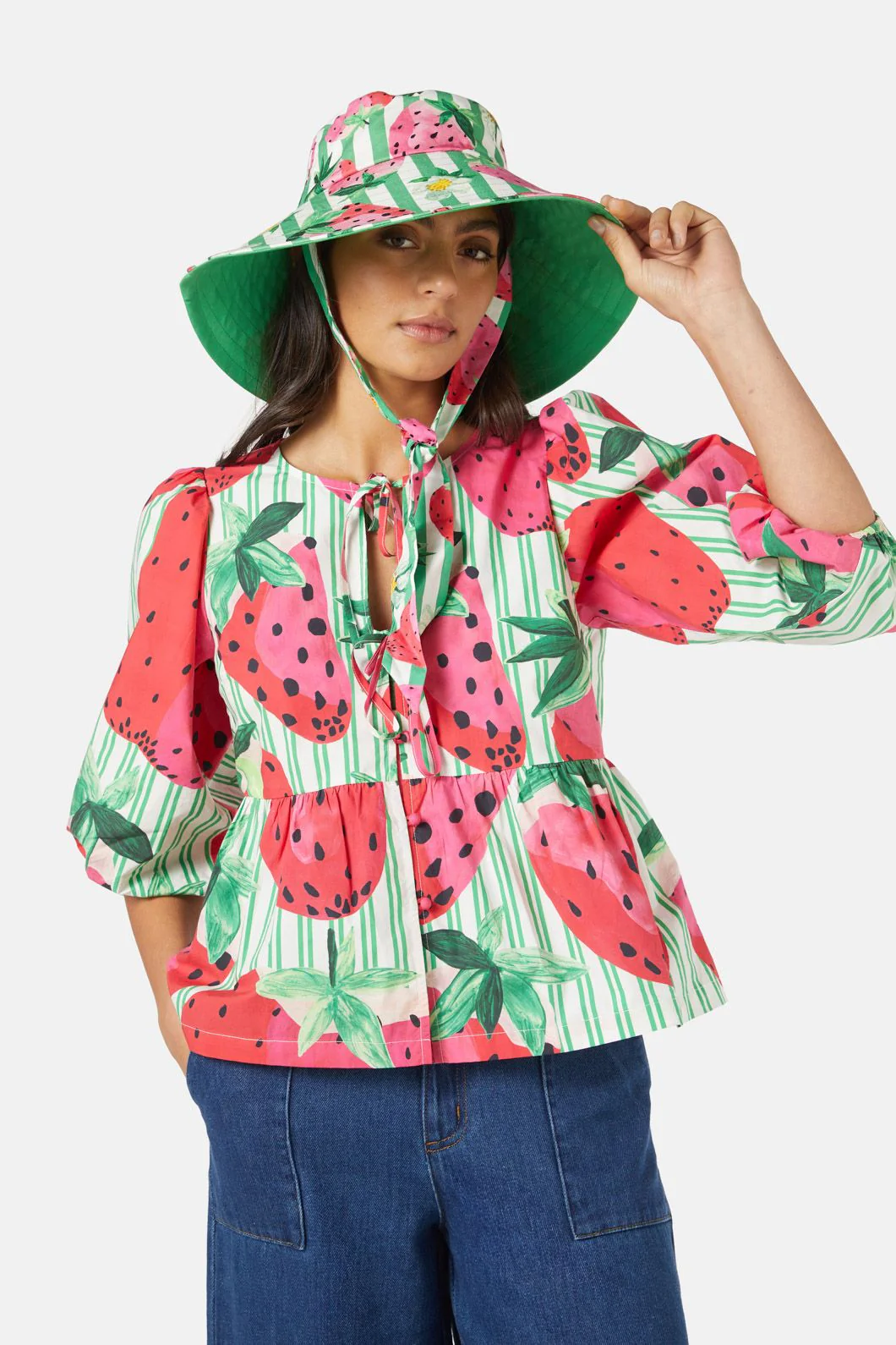 Strawberry Sun Hat