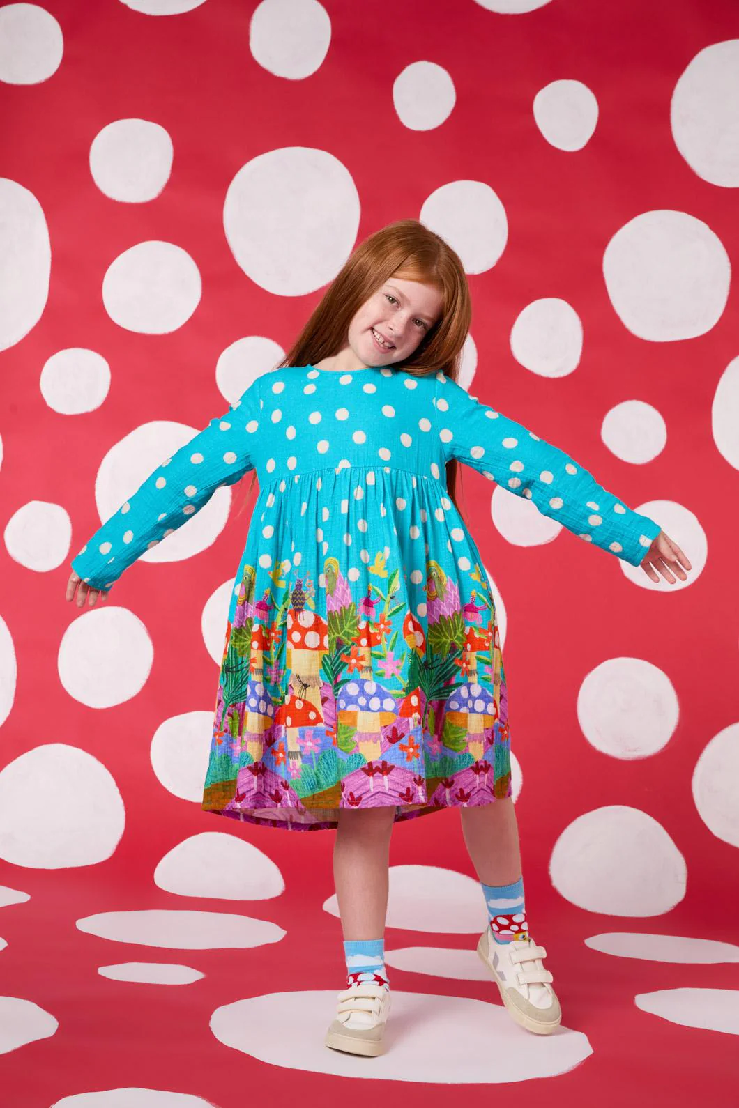Toadstool Spot Kids Dress
