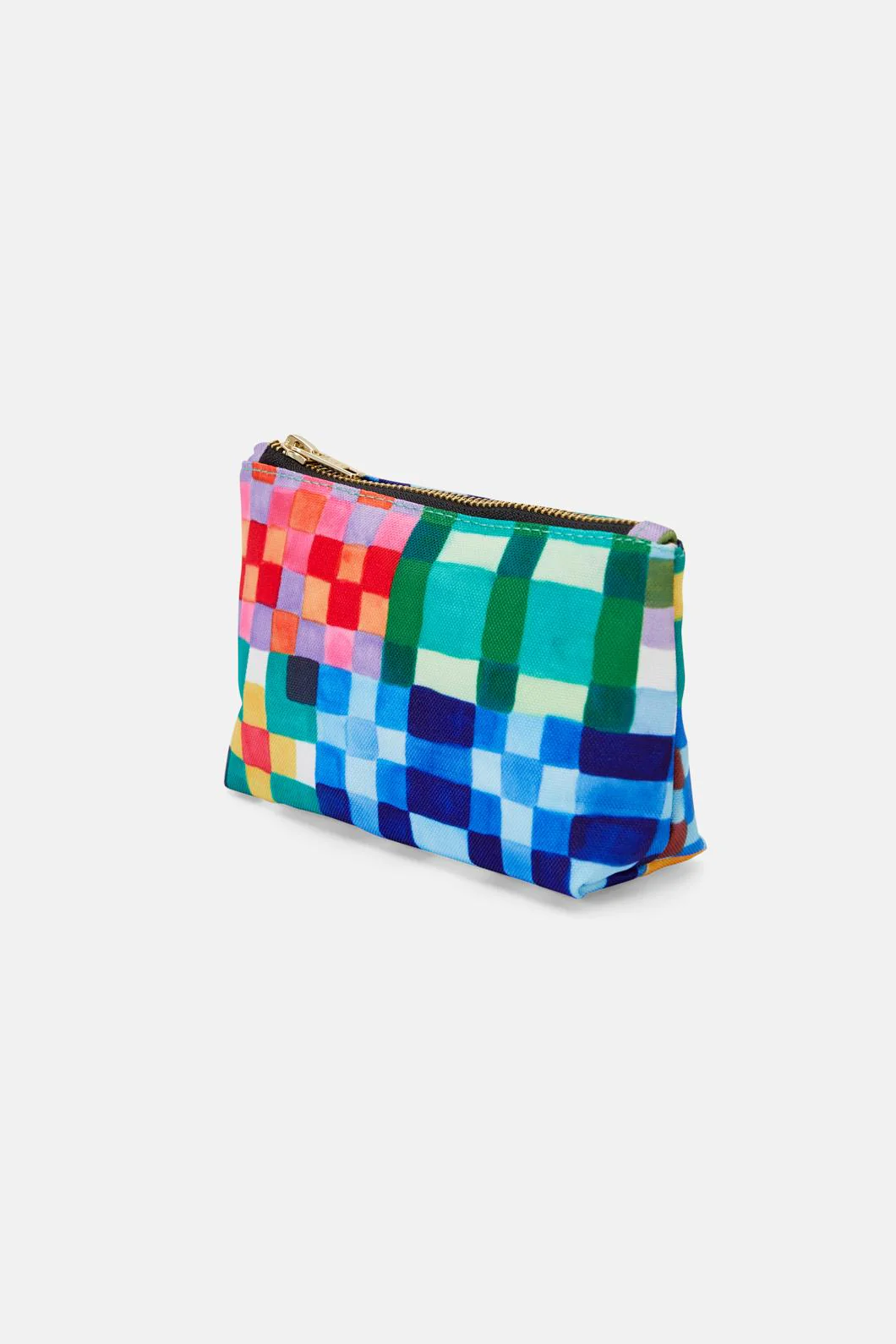Gingham Travel Purse