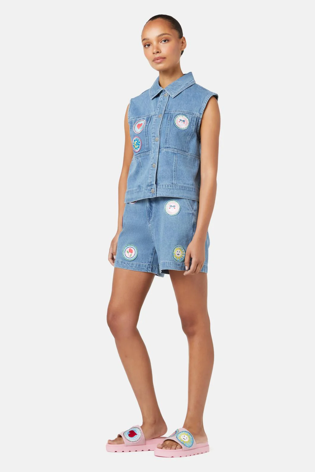Bring A Plate Denim Vest
