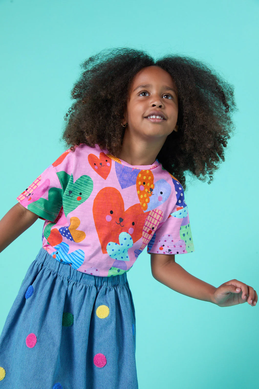 Hearts Kids SS Tee