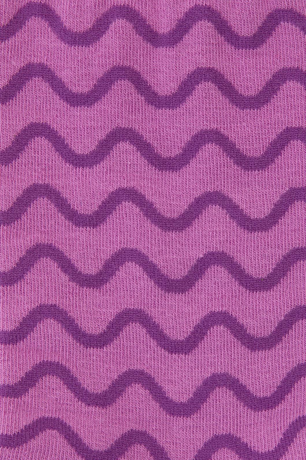 Purple Wave Sock