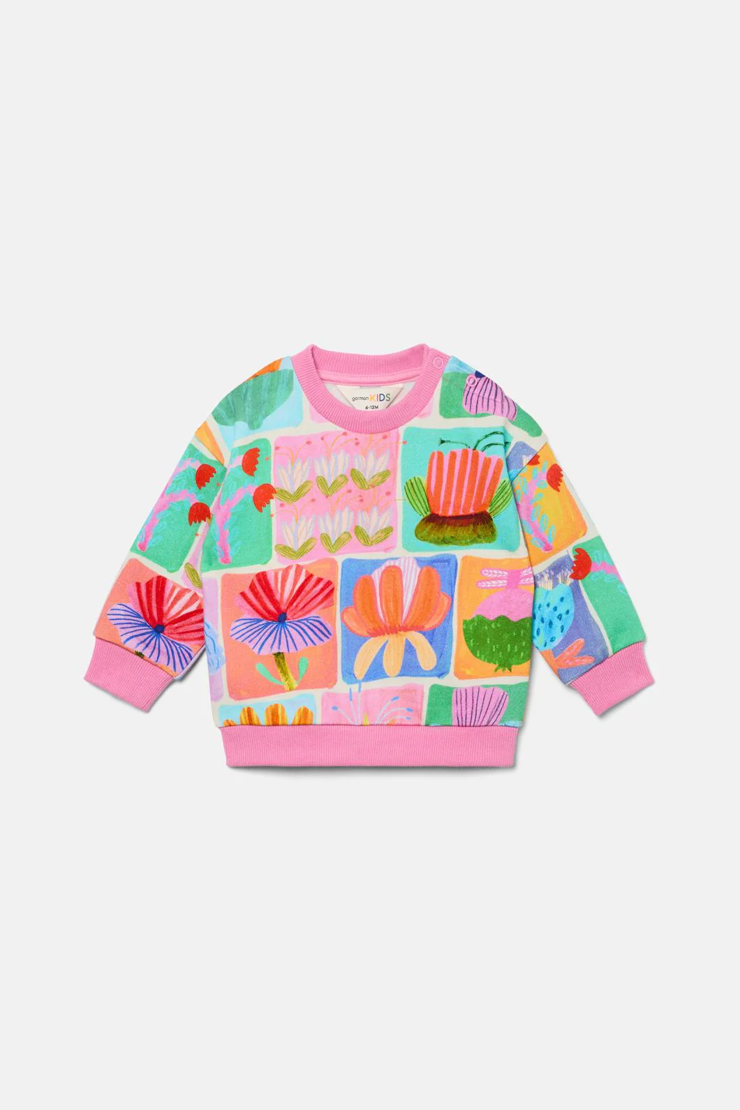 Wild Blooms Baby Sweater