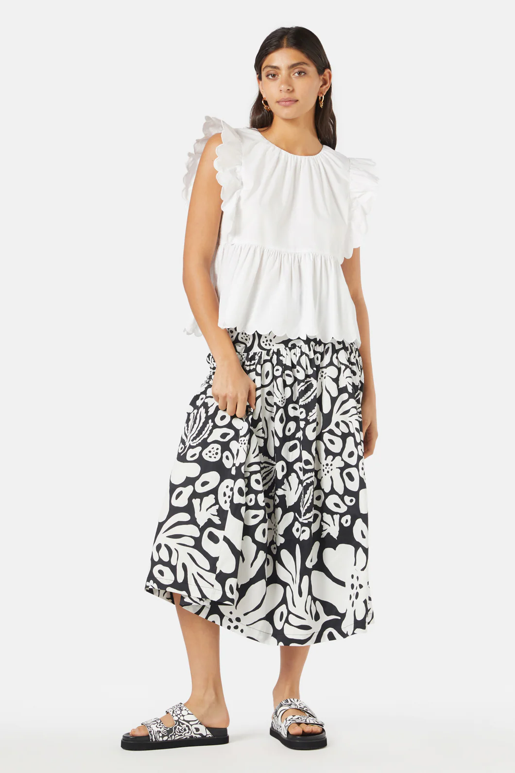 Lily Ruffle Top