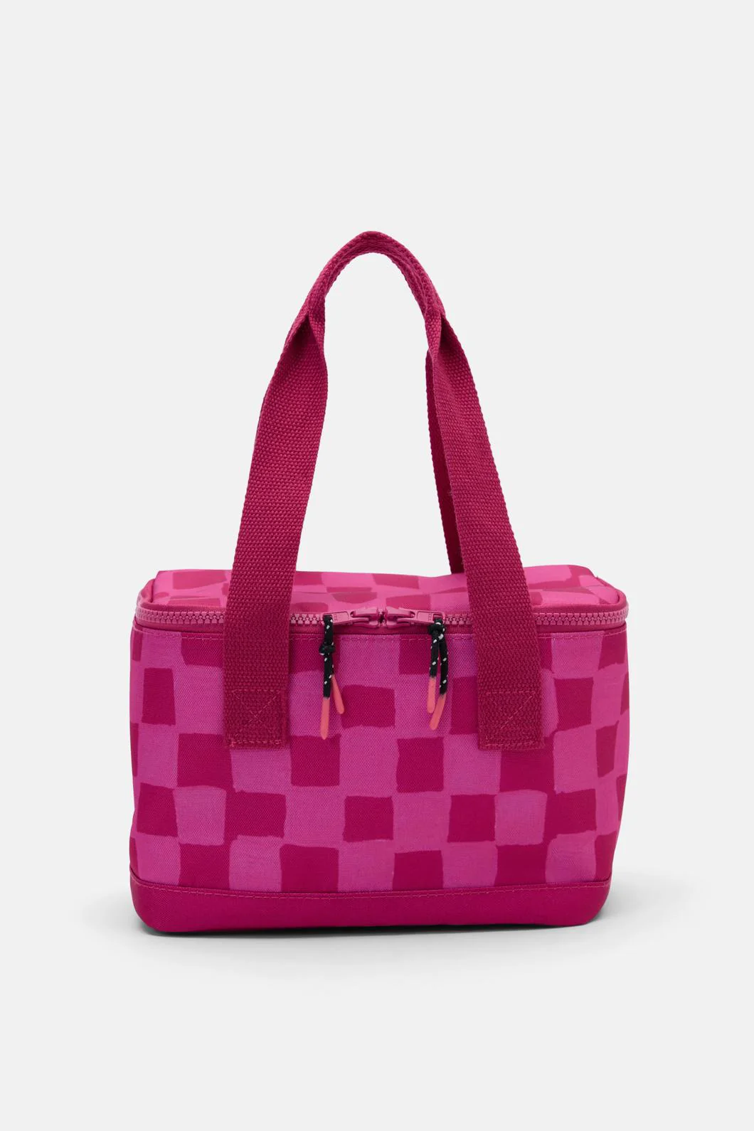 Blush Grids Lunch Bag