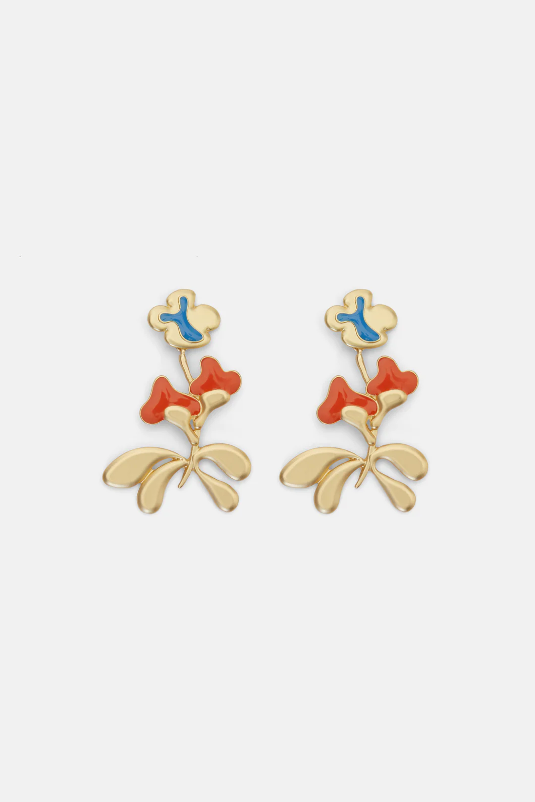 Foxglove Gold Earrings