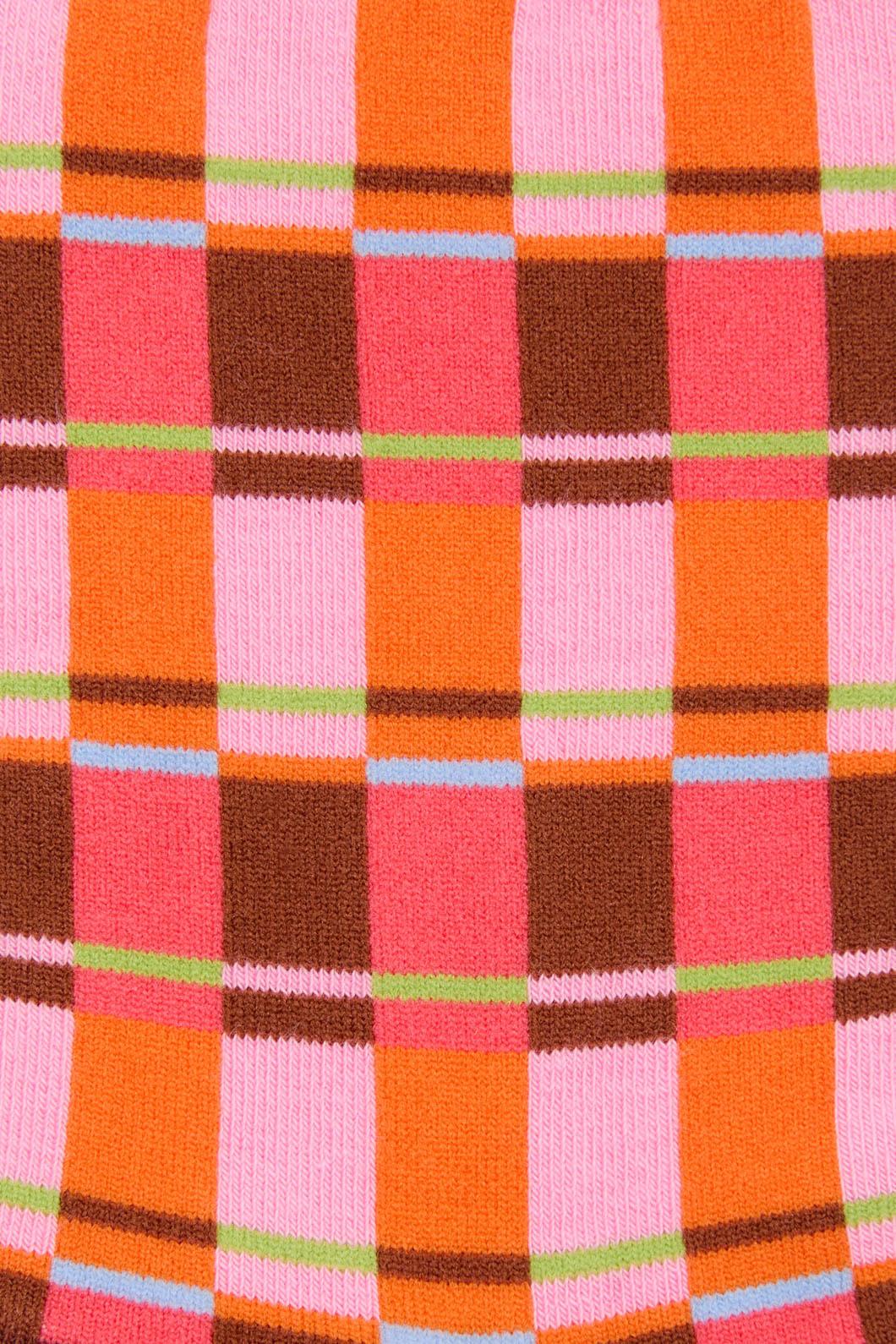 Rosie Posies Check Sock