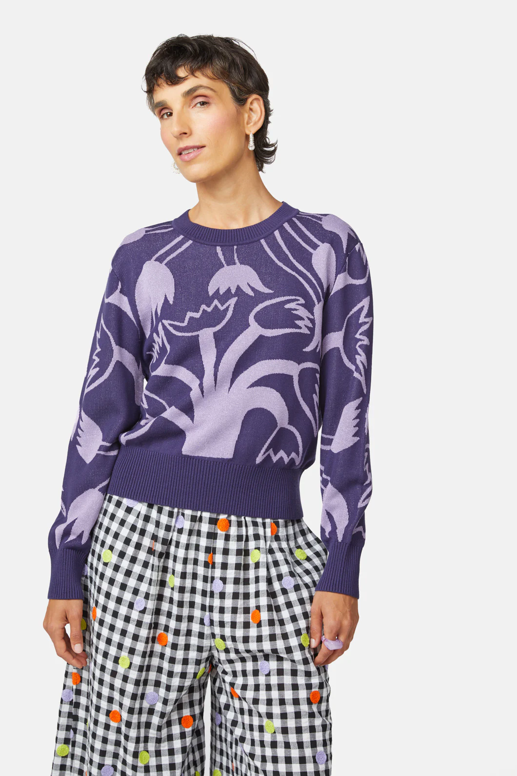 Succulent Lurex Jumper