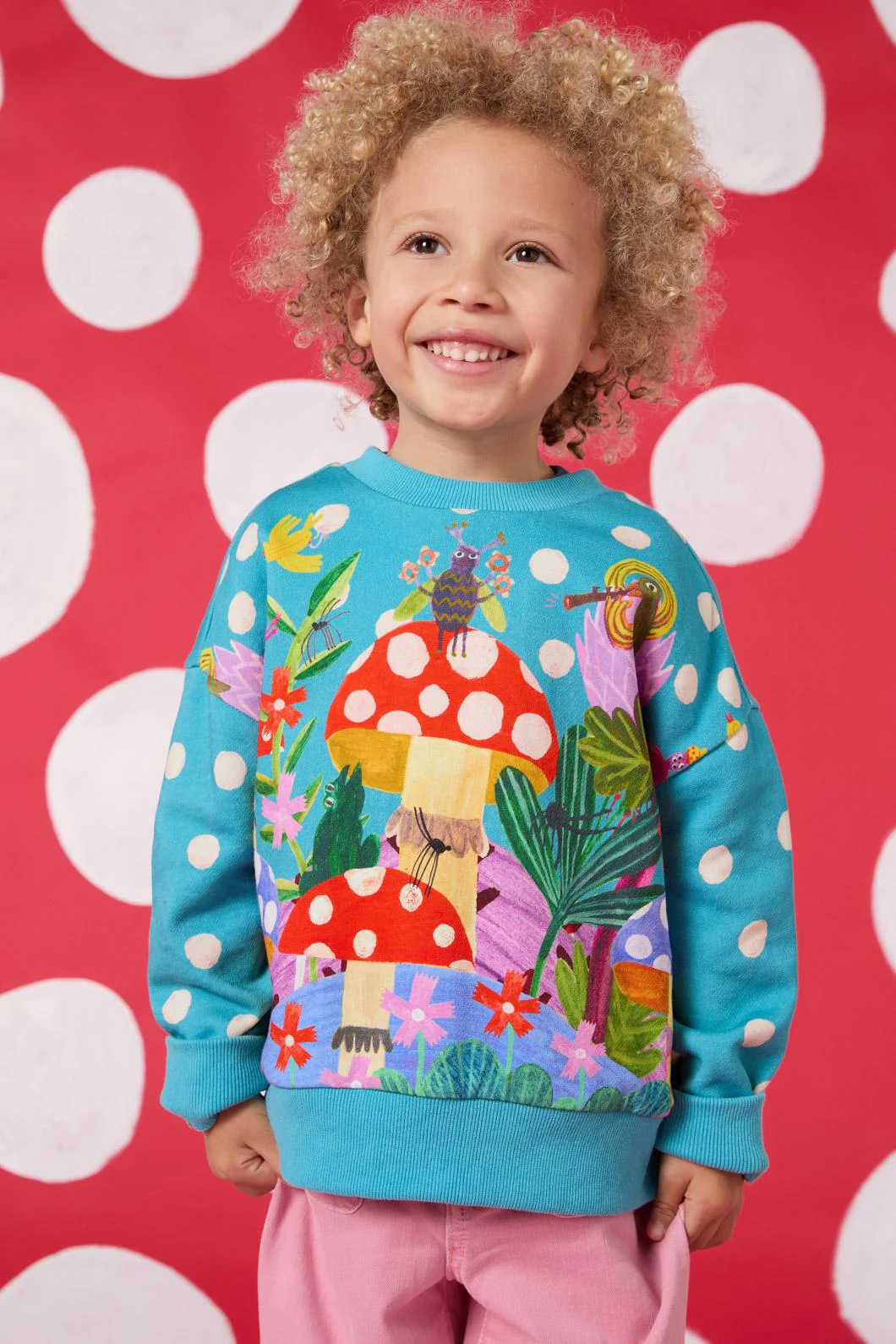Toadstool Spot Kids Sweater