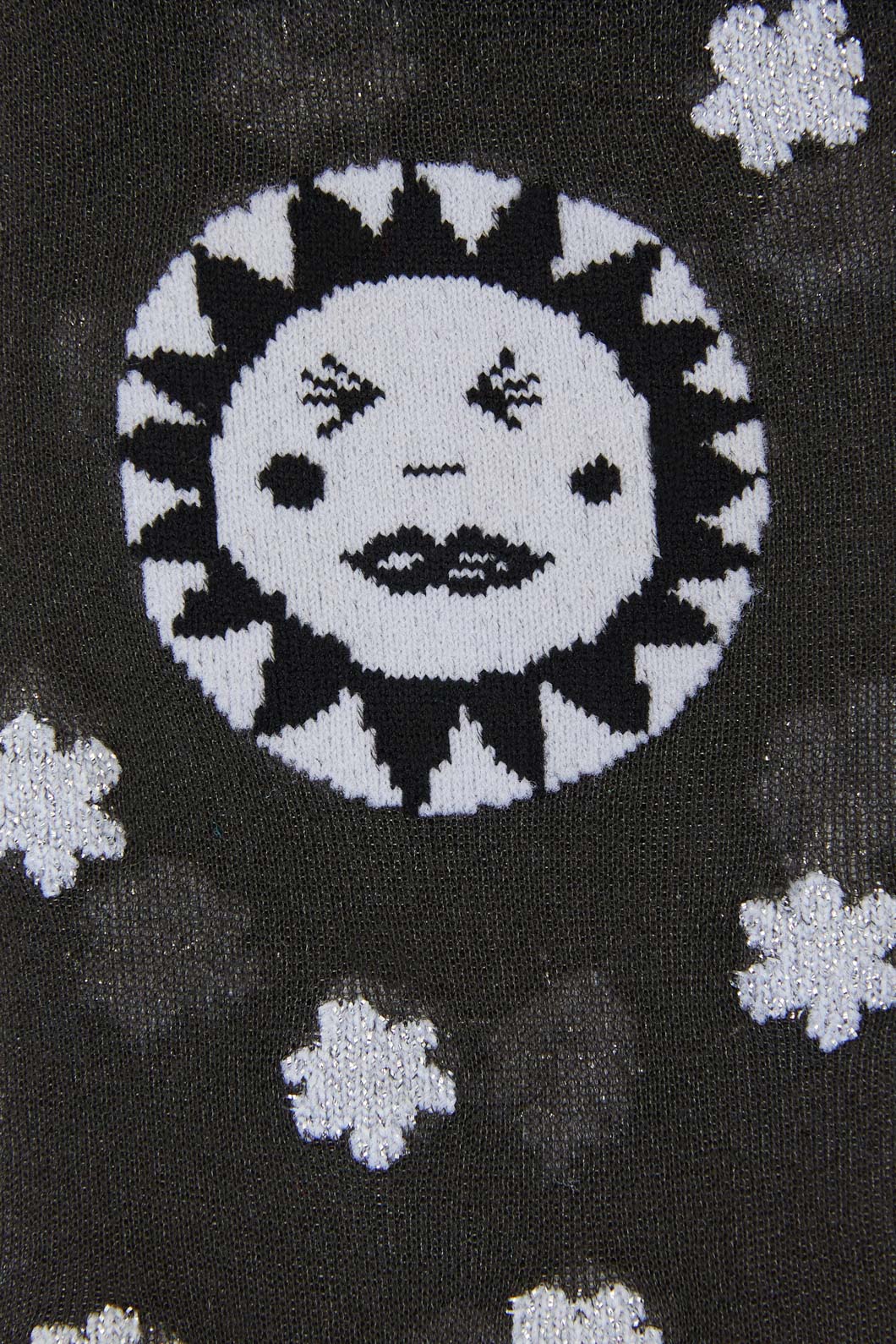Black Plate Sheer Sock