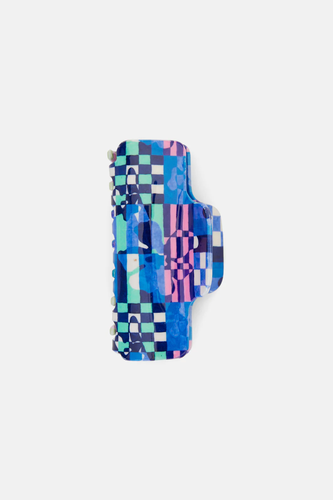 Tropic Check Hair Claw