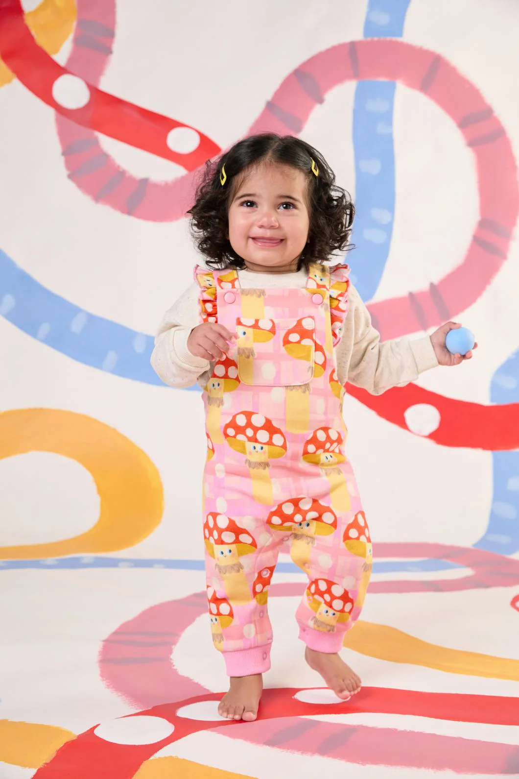 Toadstool Baby Overalls
