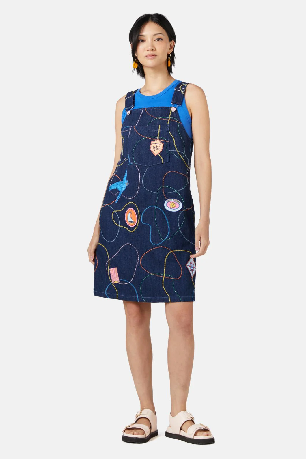 Taking A Trip Denim Dress