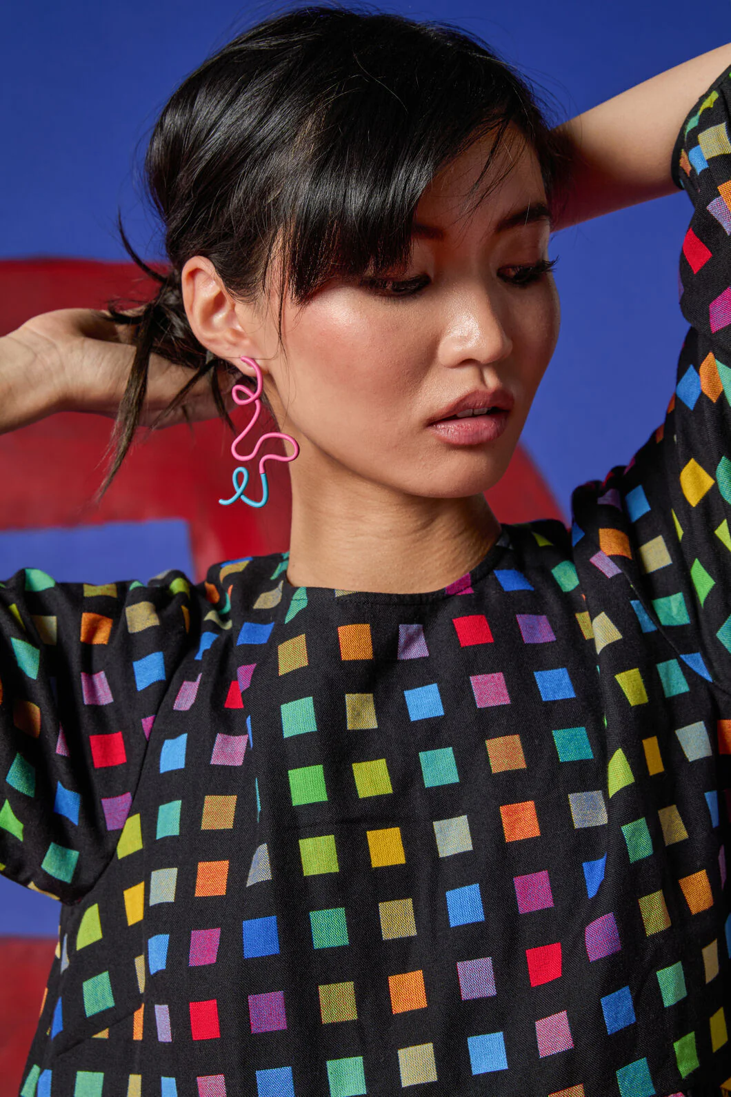 Desert Squiggle Earring