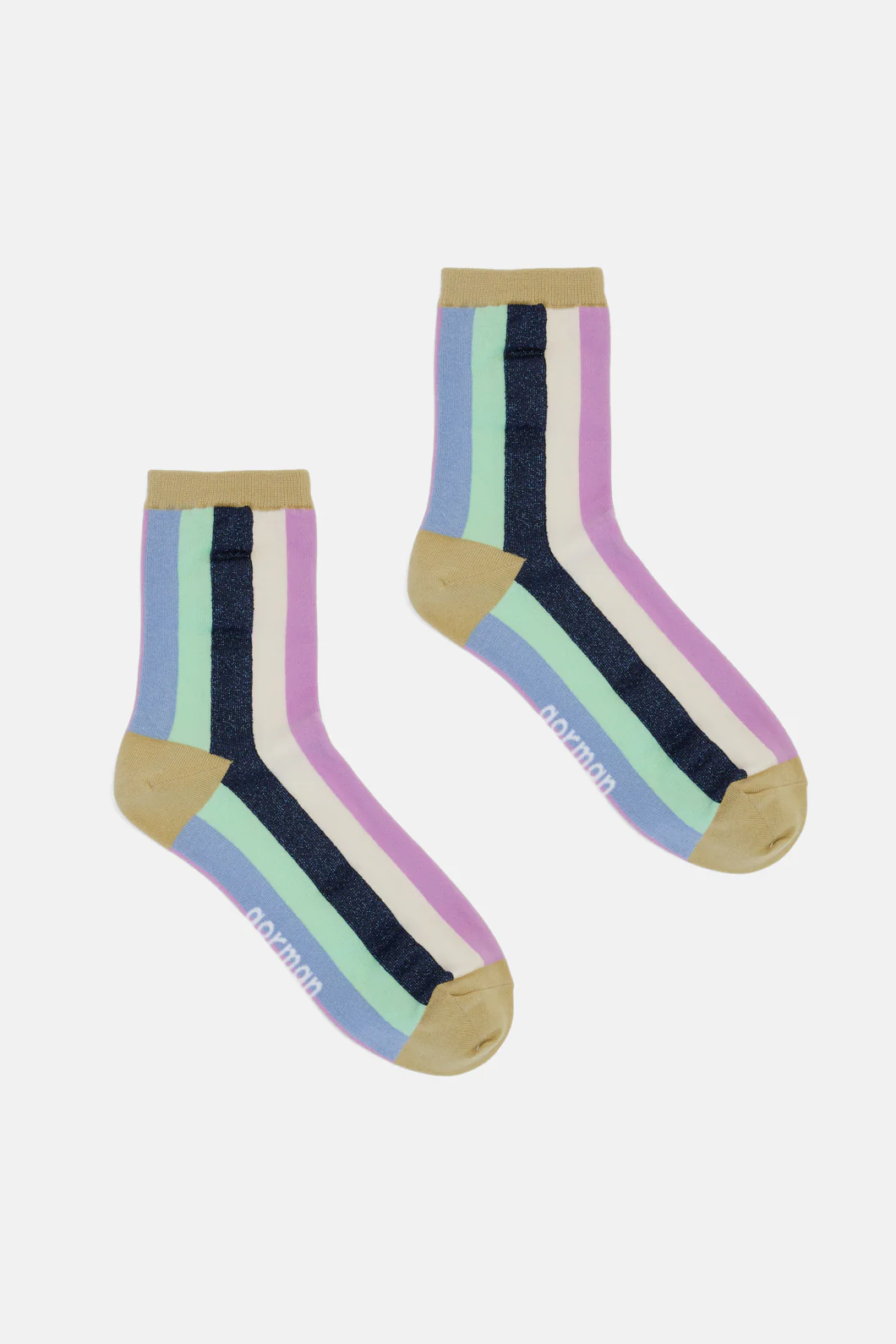 Tropic Check Stripe Socks