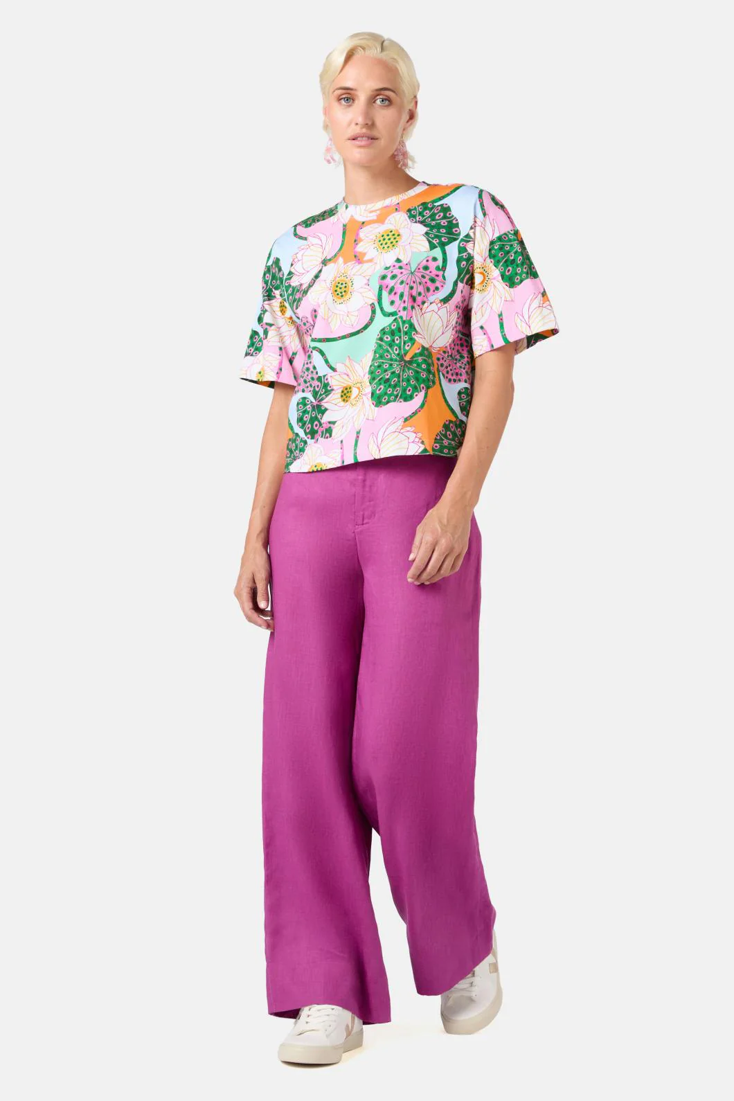 Lotus Leopard Tee