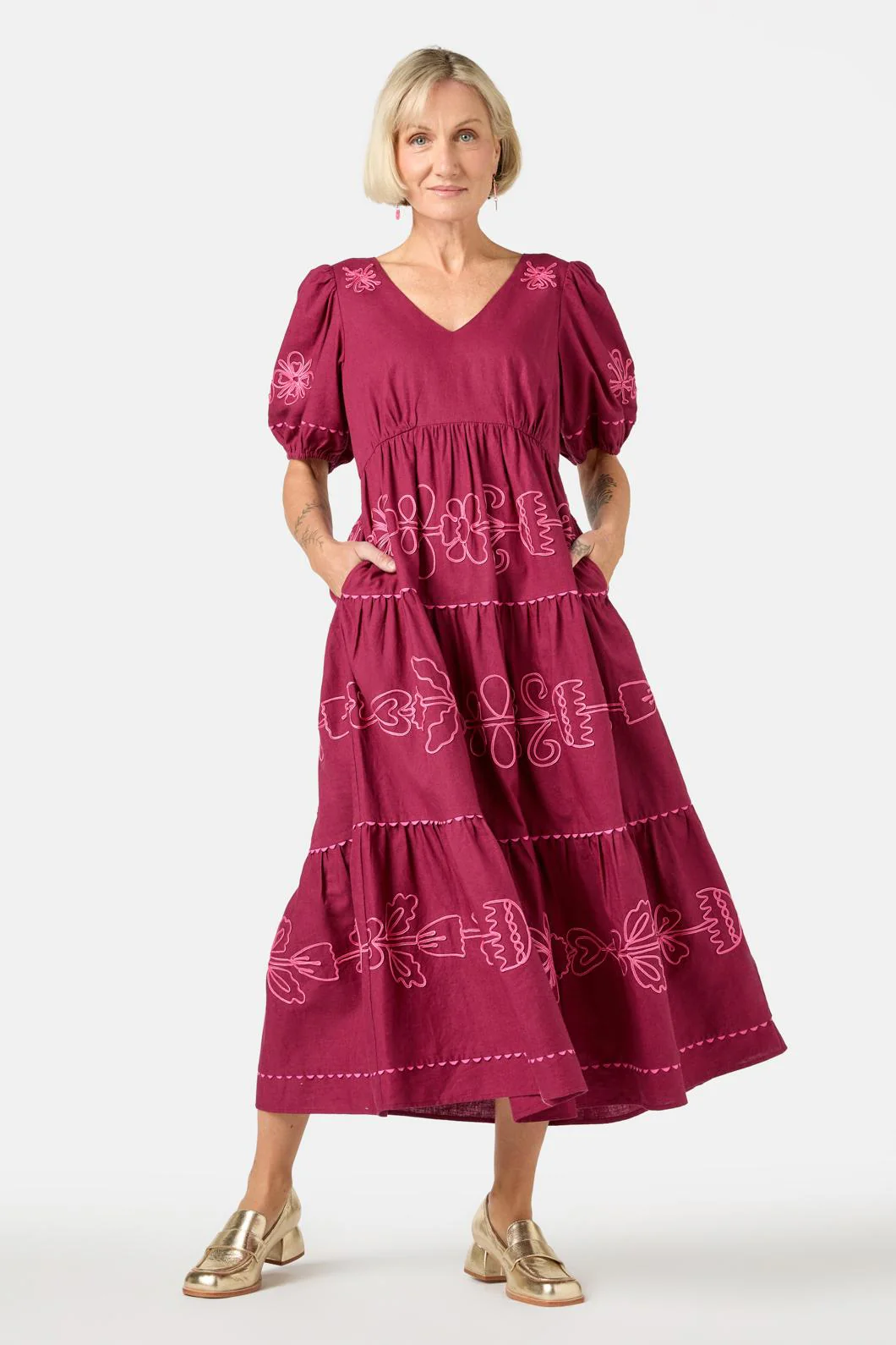 Folk Tales Tiered Dress