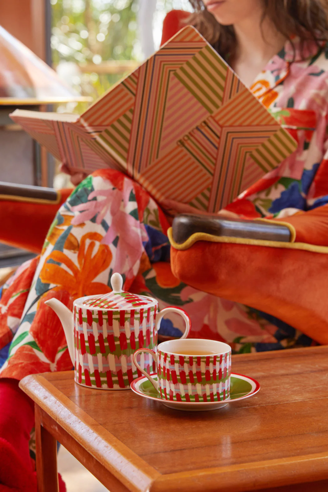 Harlequin Teapot