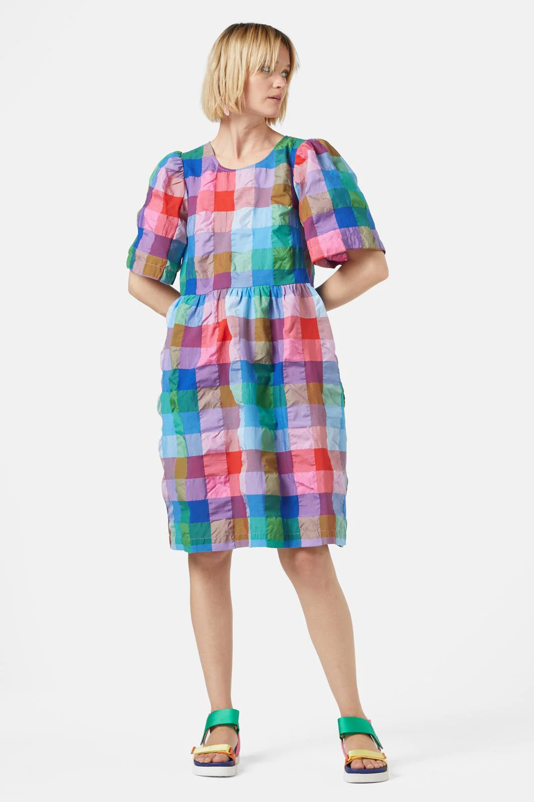 Mathilda Check Dress