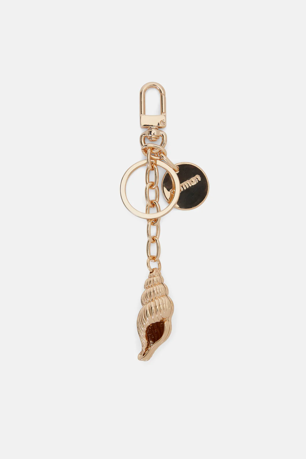 Gold Shell Key Ring