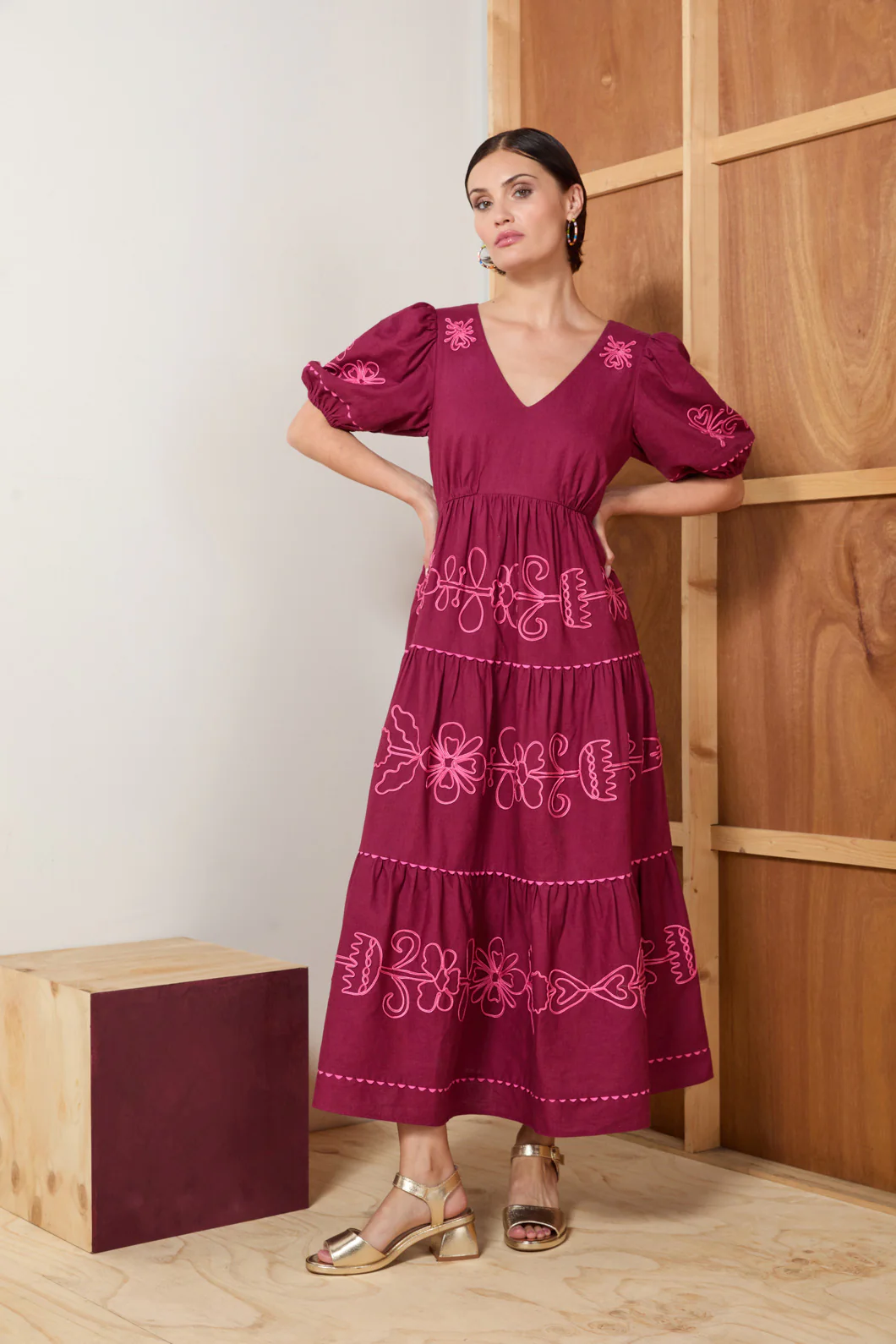 Folk Tales Tiered Dress