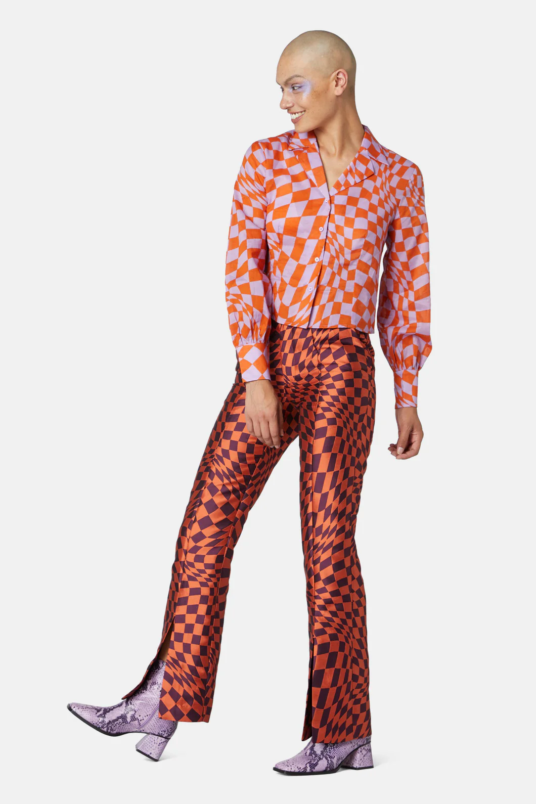 Warped Check Shirt
