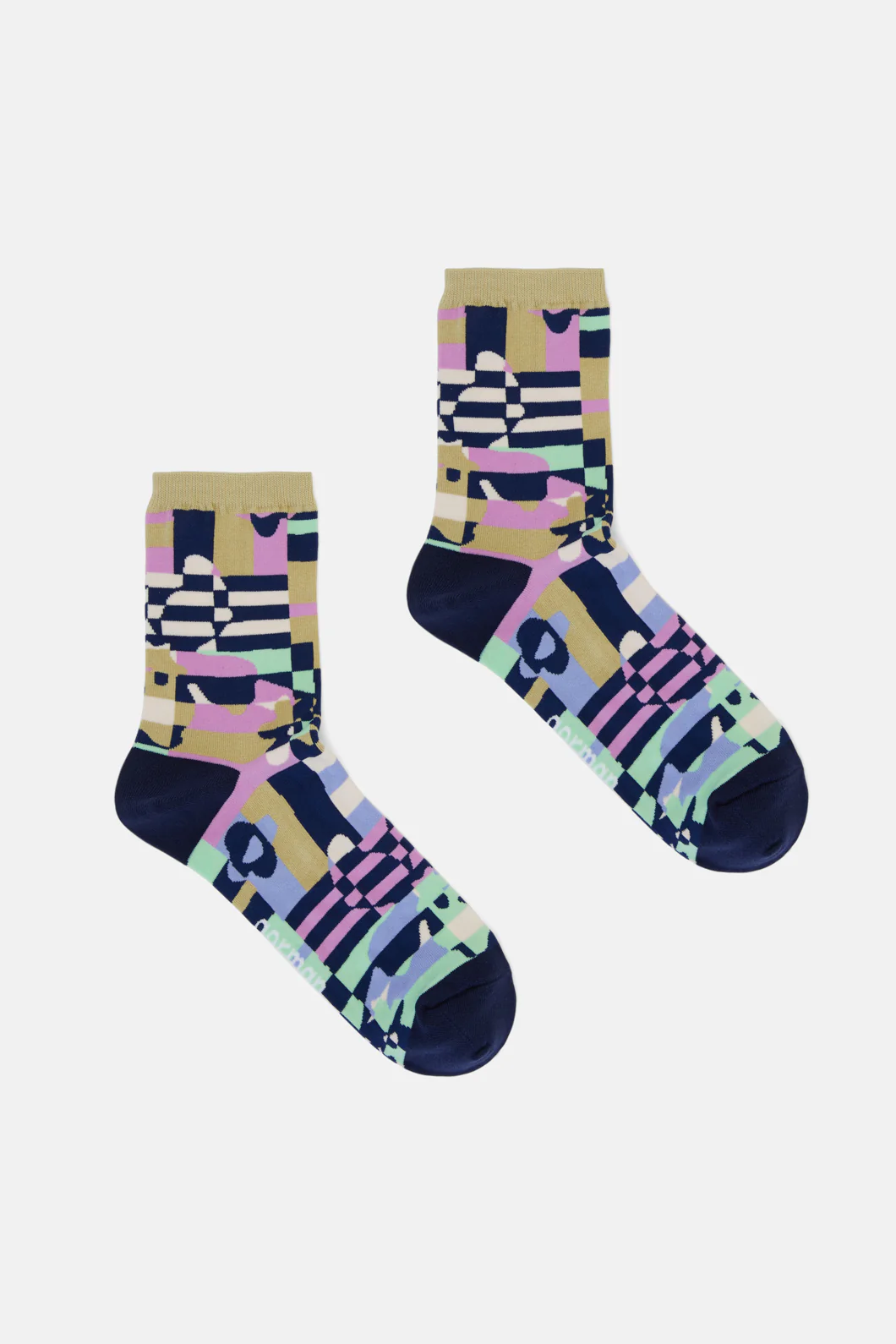 Tropic Check Socks