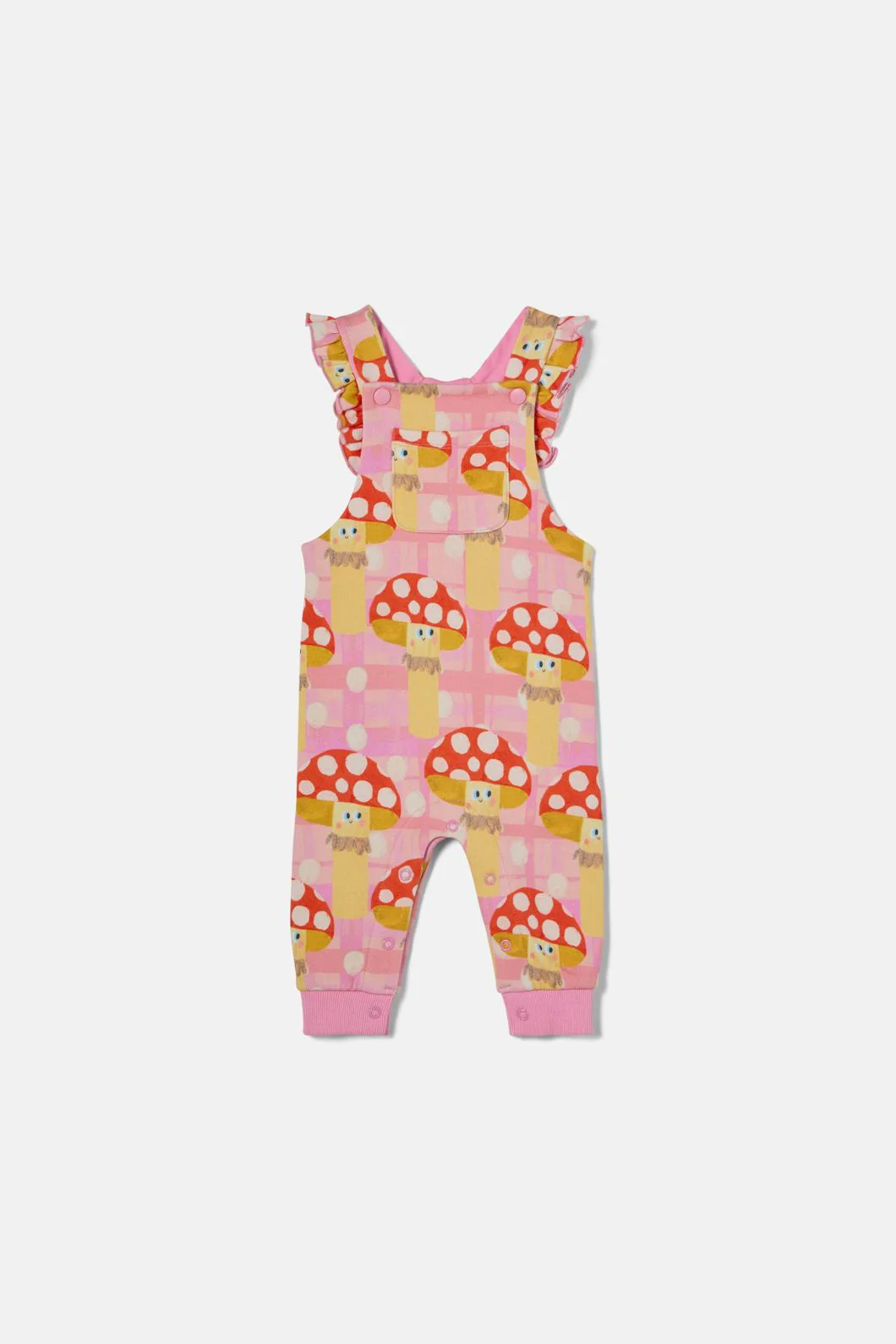 Toadstool Baby Overalls