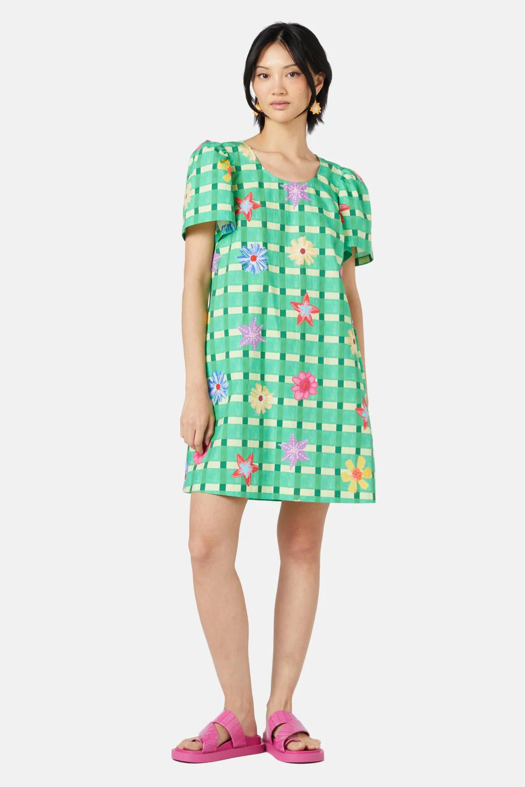 Wild Blossoms Swing Dress
