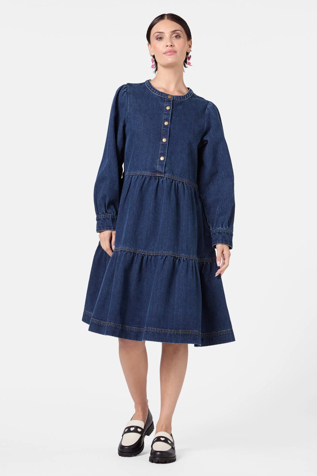 Nova Denim Smock Dress