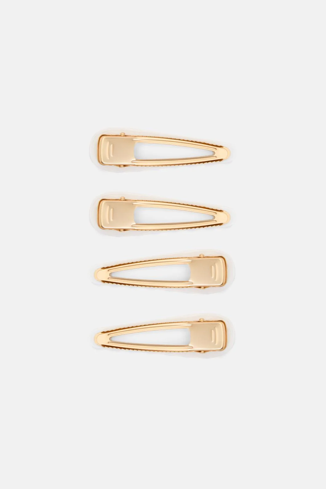 Stripe Hair Clip Set X4