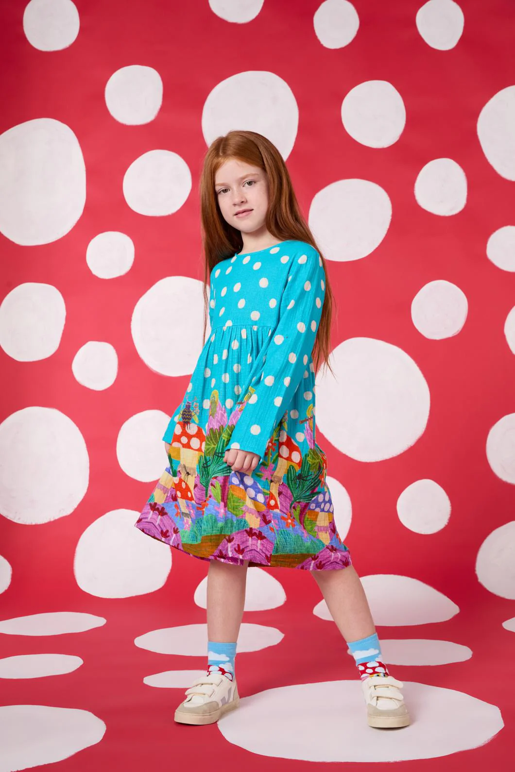 Toadstool Spot Kids Dress