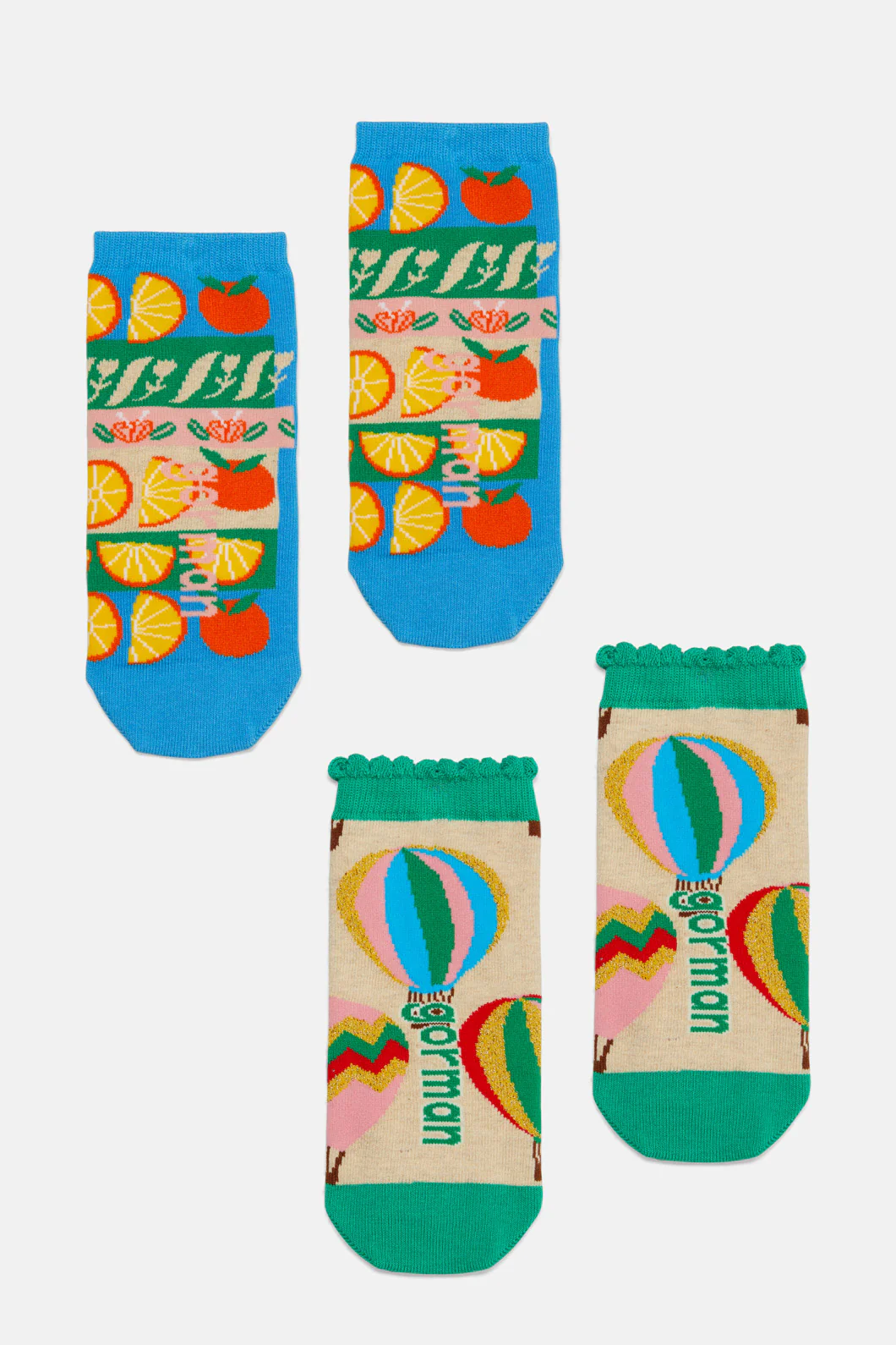 Orange Kids Sock