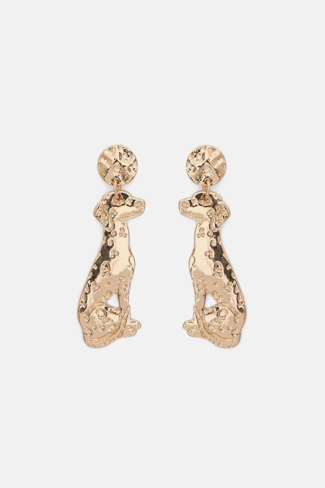 Gold Dalmation Earring