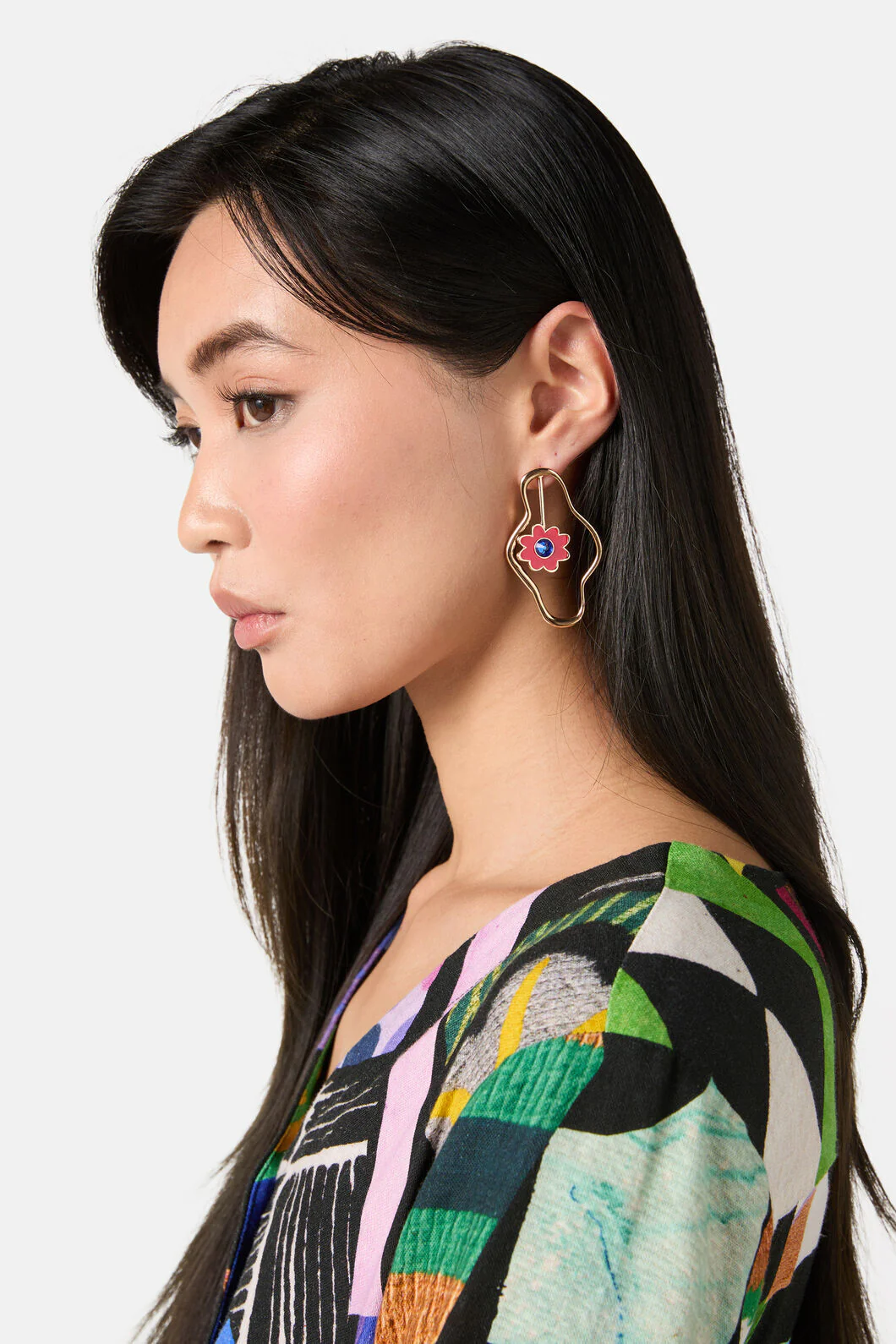 Windowsill Flower Drop Earring