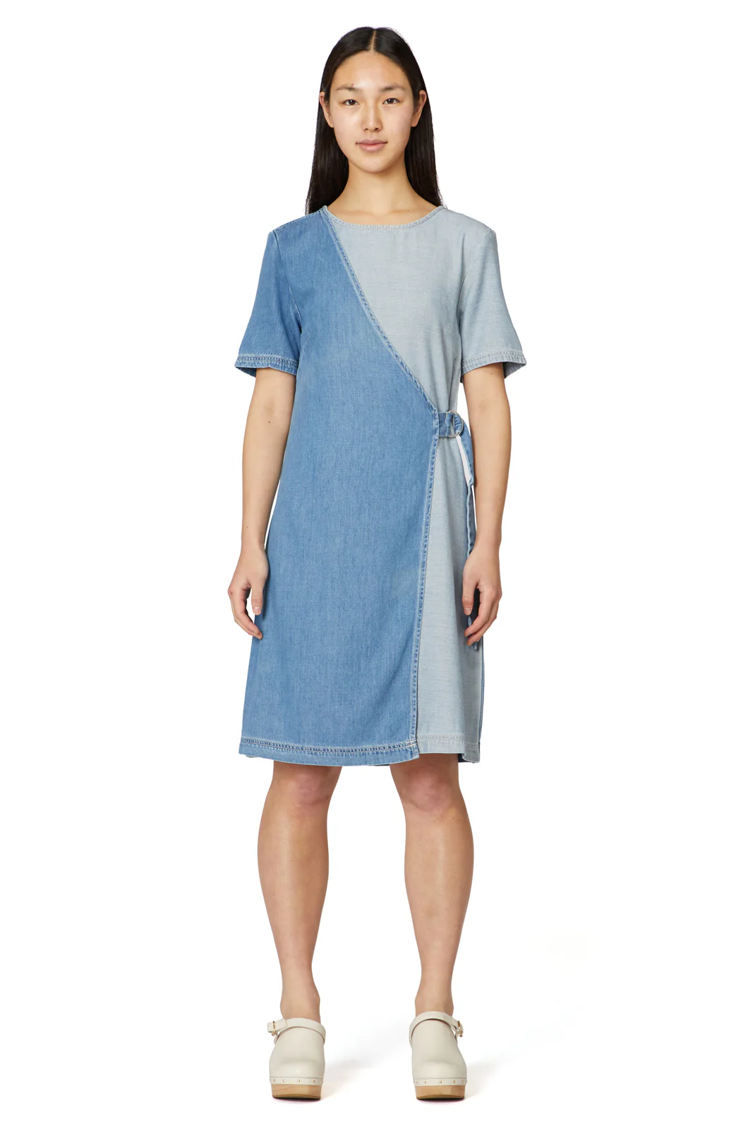 Genie Wrap Denim Dress