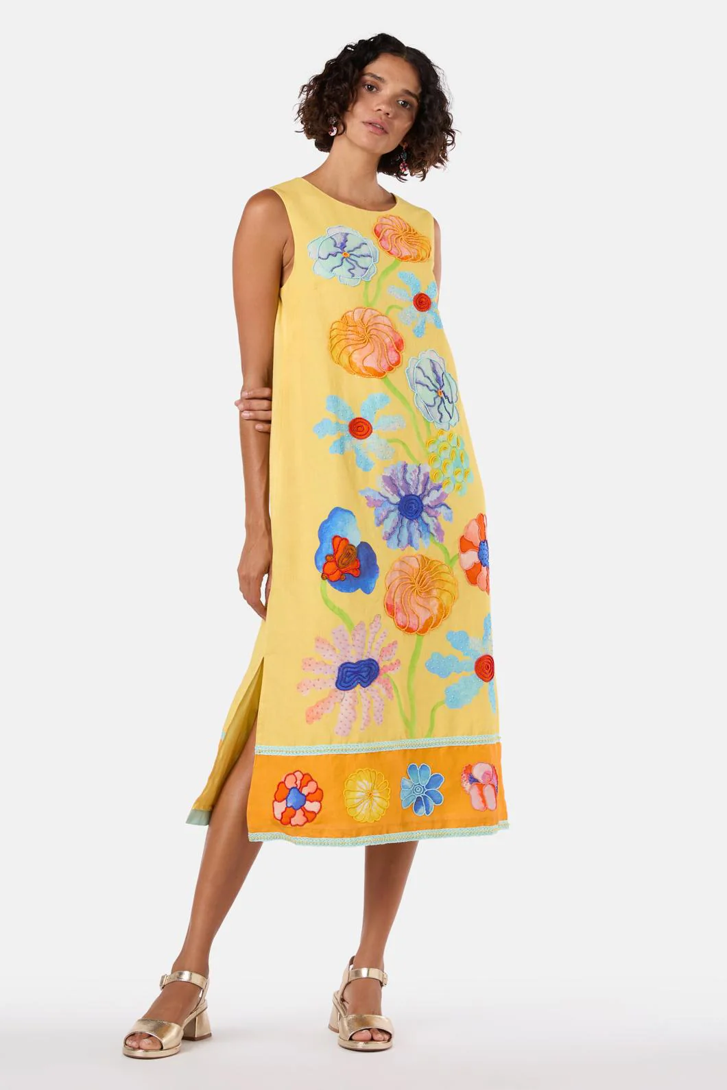 Bouquet Emb Dress