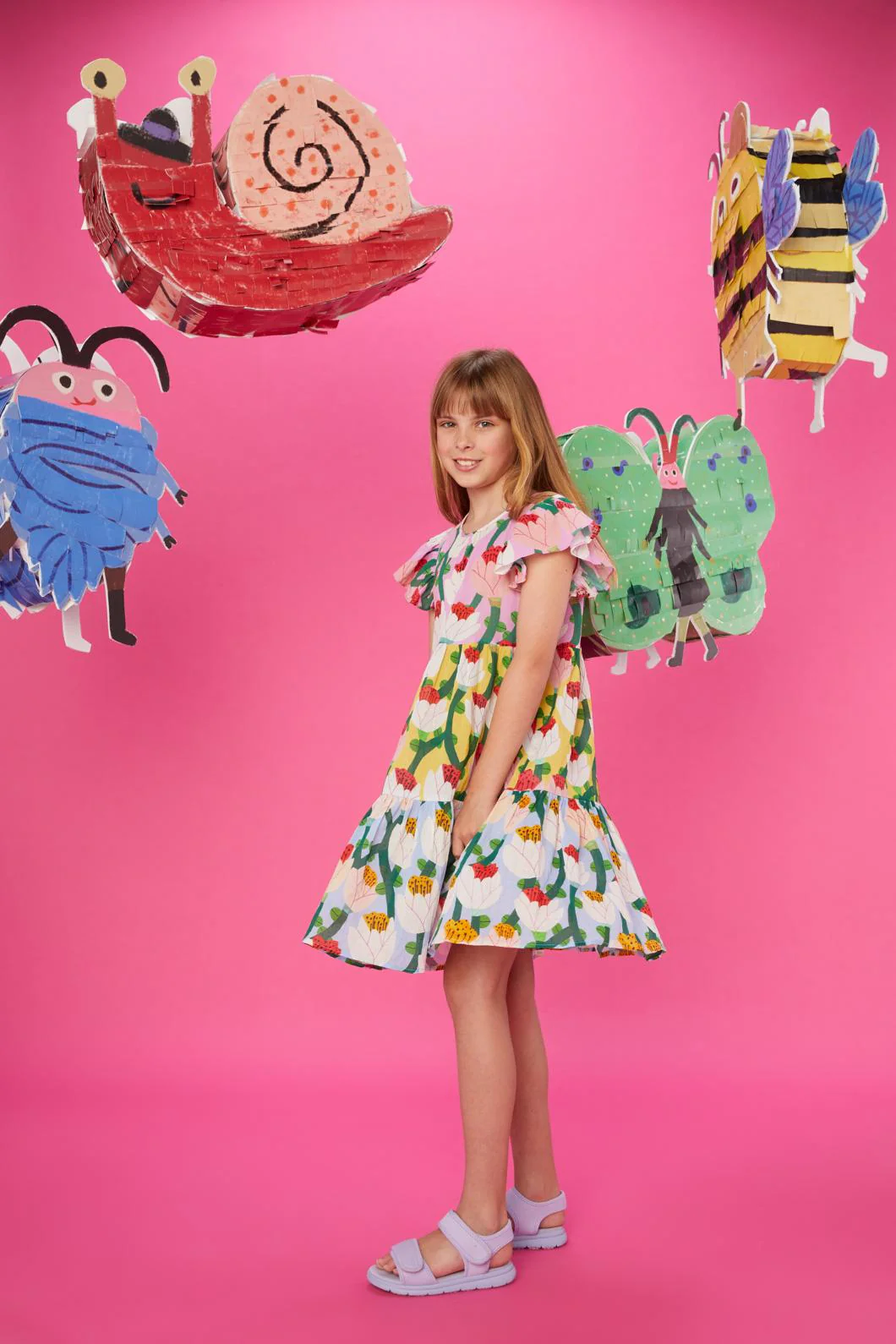 Orchid Kids Splice Dress