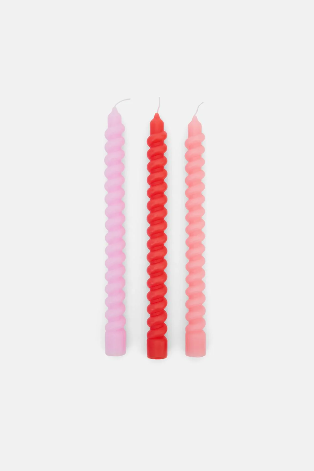 Rasberry Twist Candle S/3