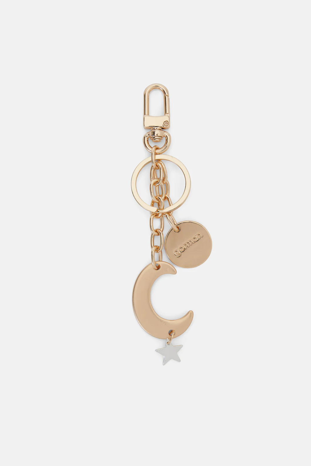 Moon Star Key Ring