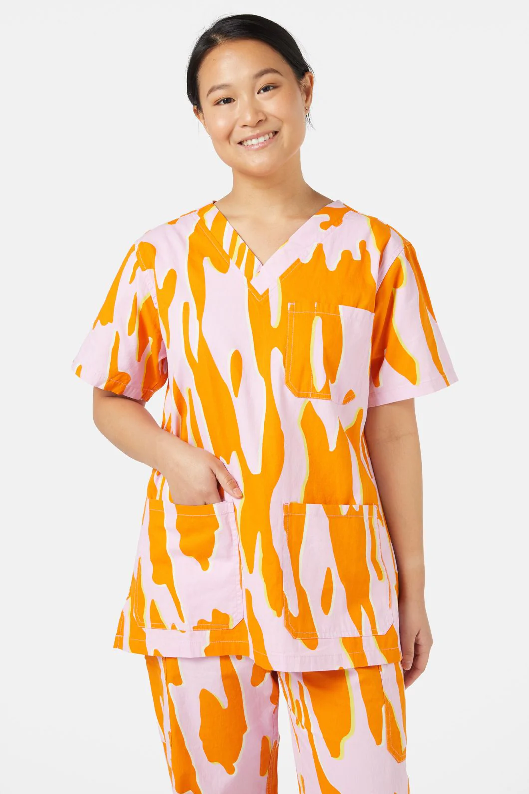 Orangina Scrub Set