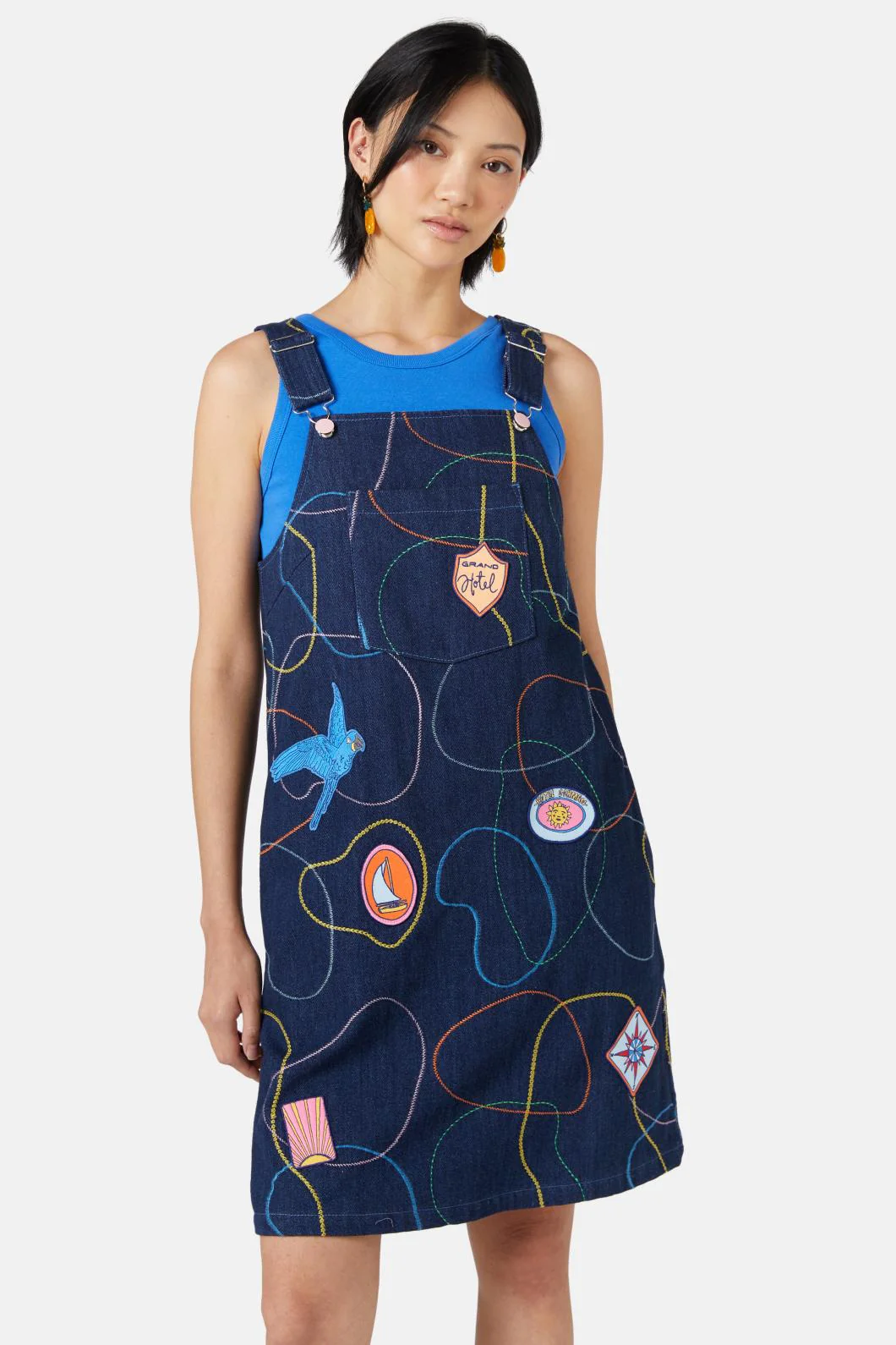 Taking A Trip Denim Dress