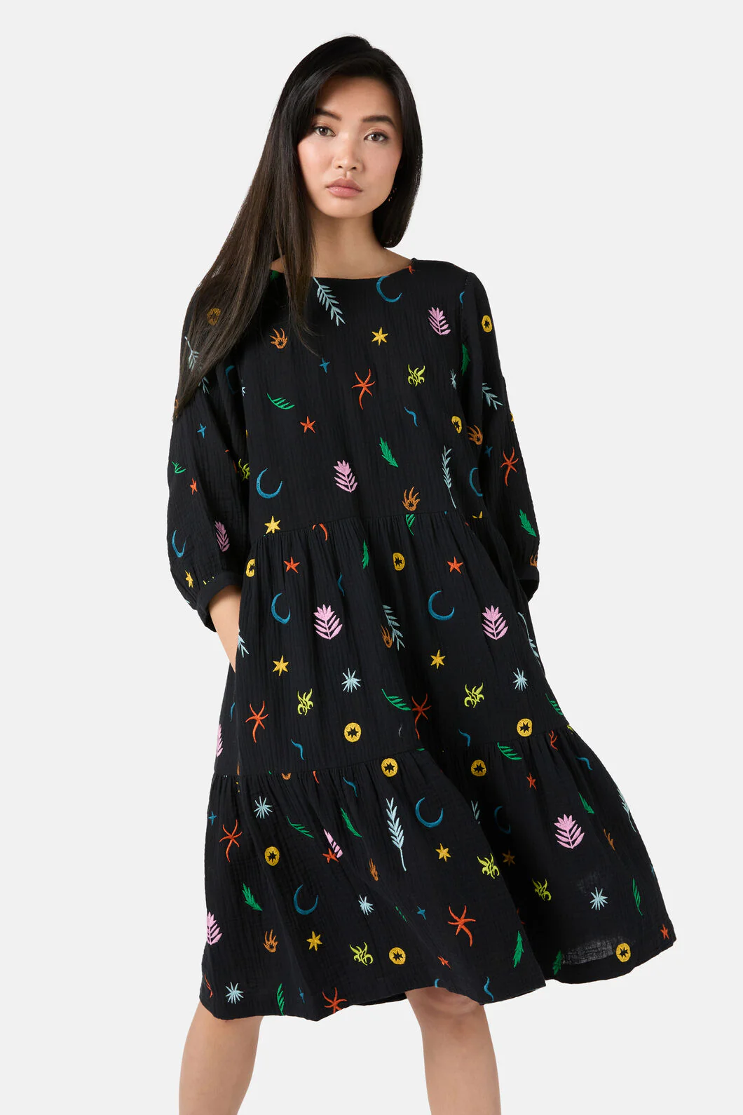 Desert Garden Smock Dress