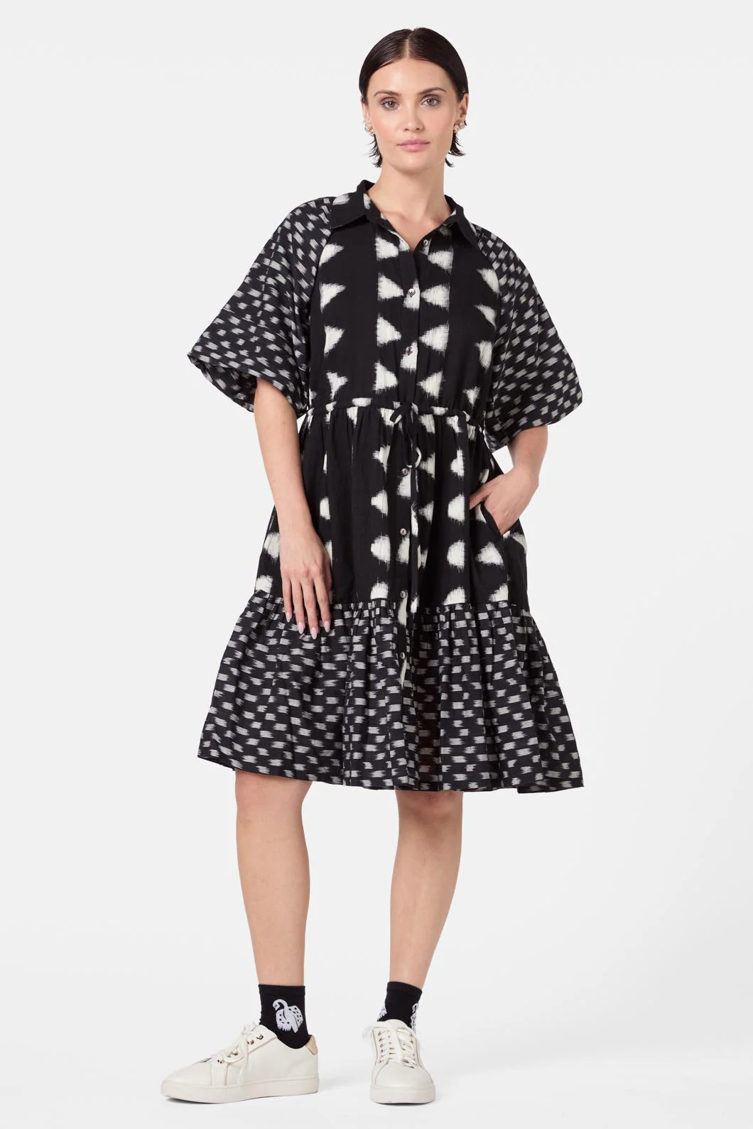 Ilana Ikat Smock Dress