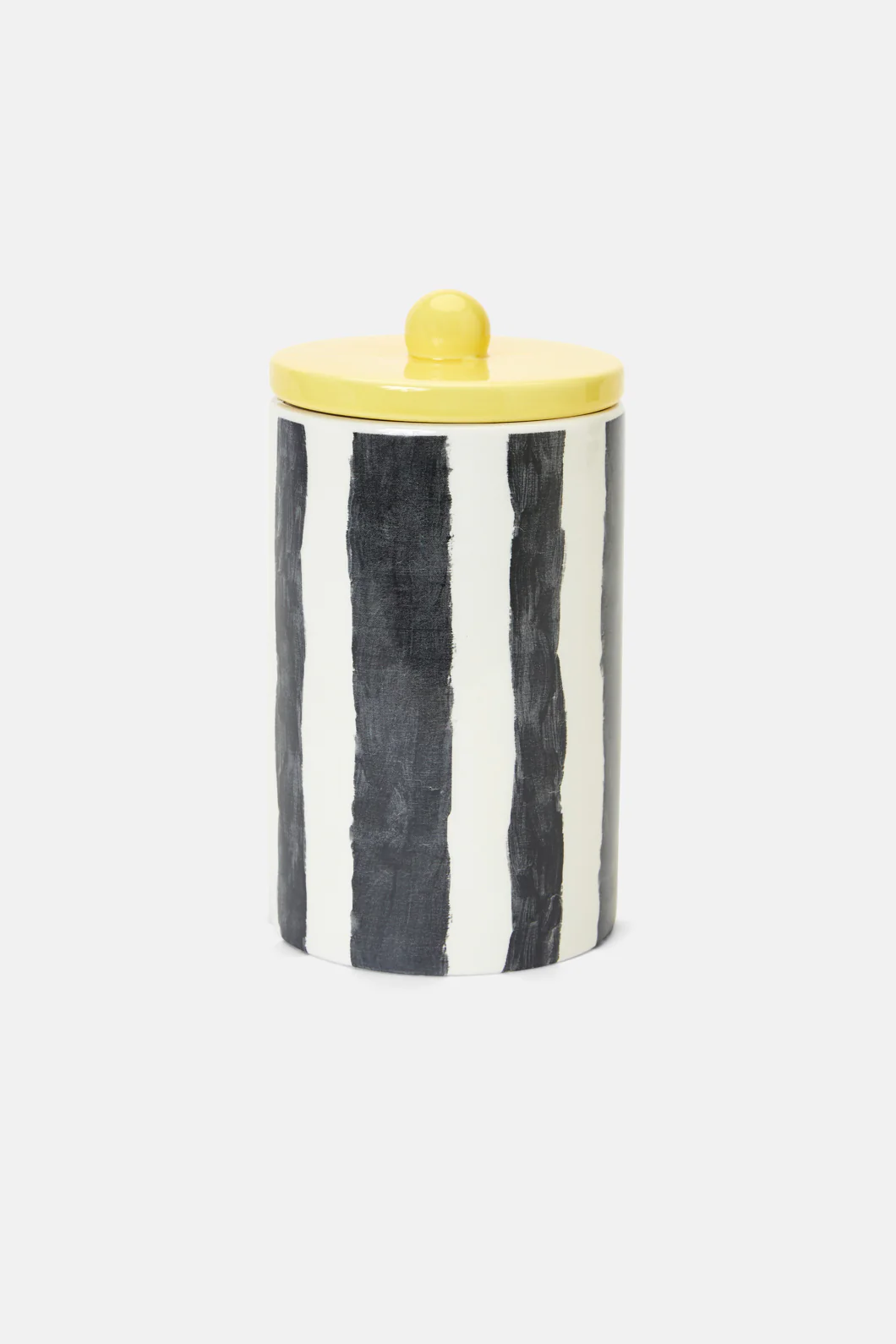 Stripe Ceramic Cannister Lge