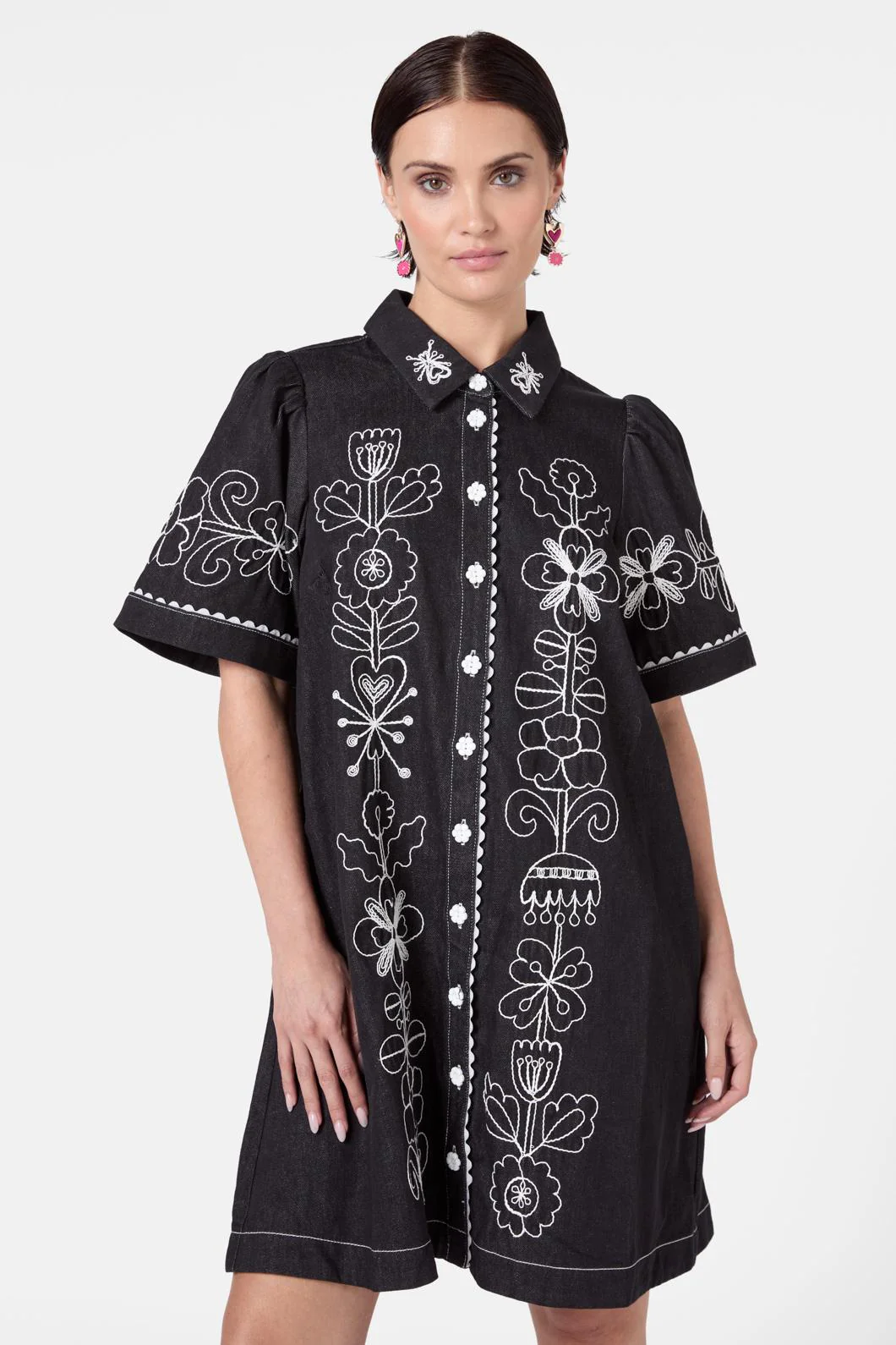 Folk Tales Shirt Dress
