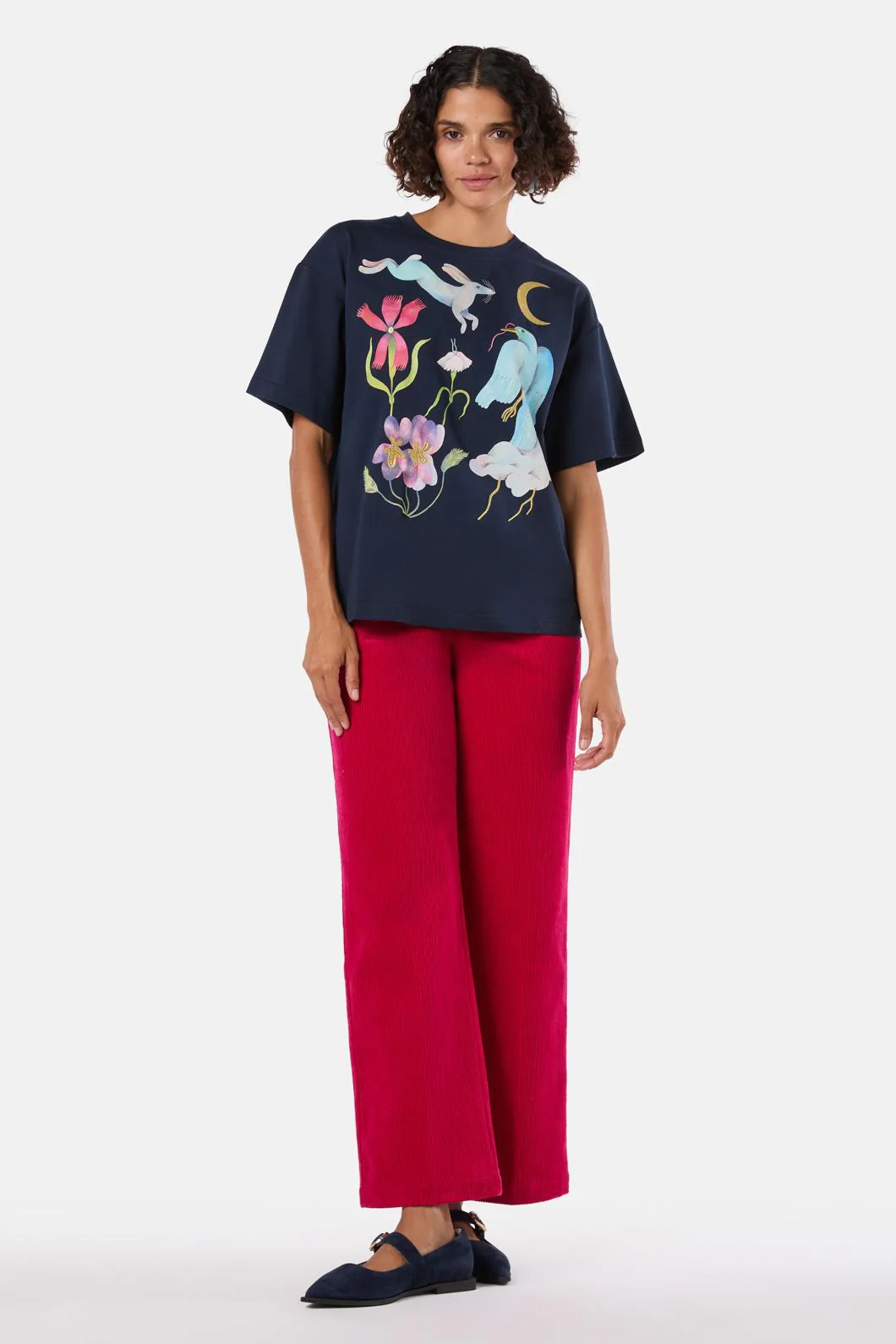 Daydream Embroidered Oversized Tee