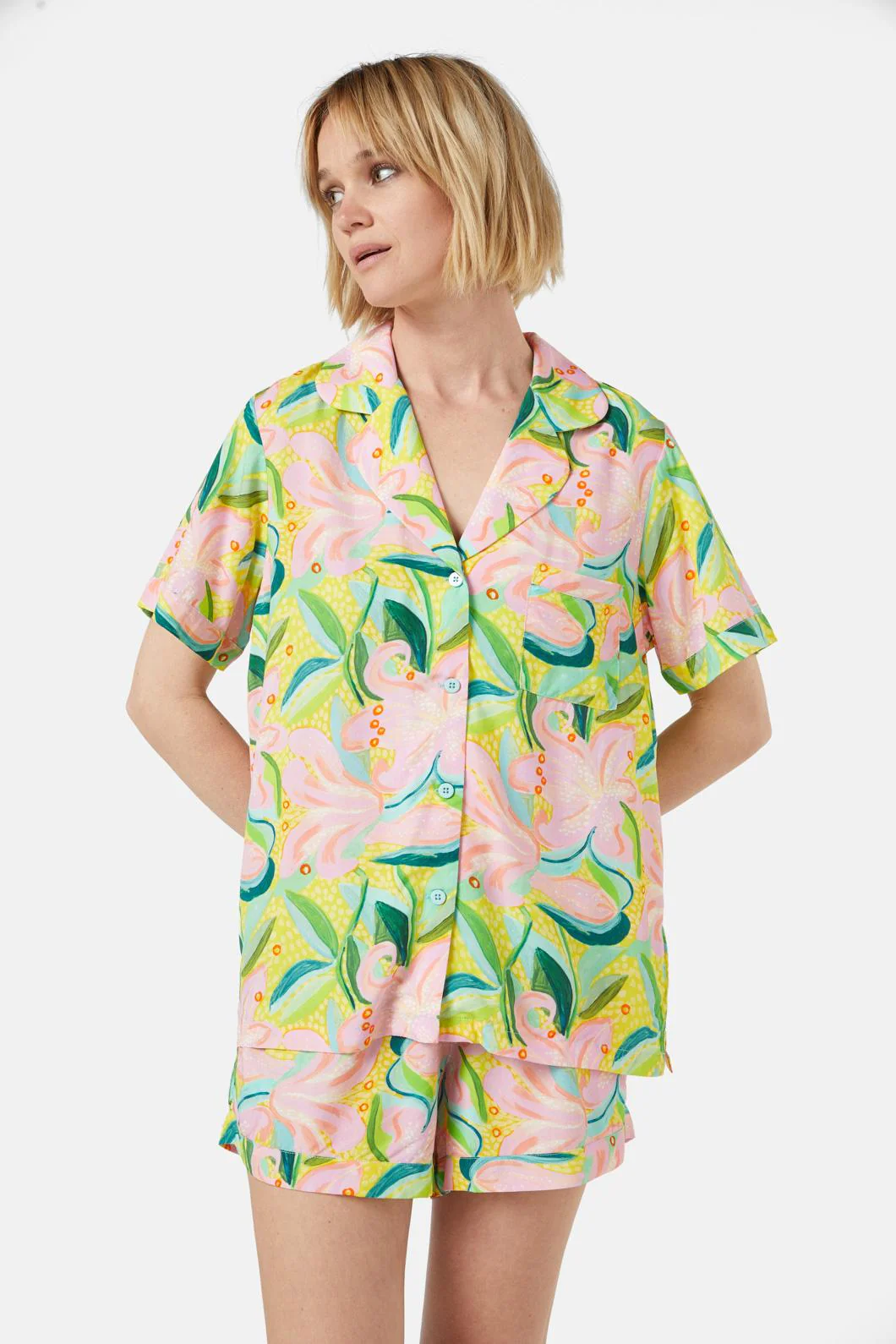 Lillies Short PJ Set